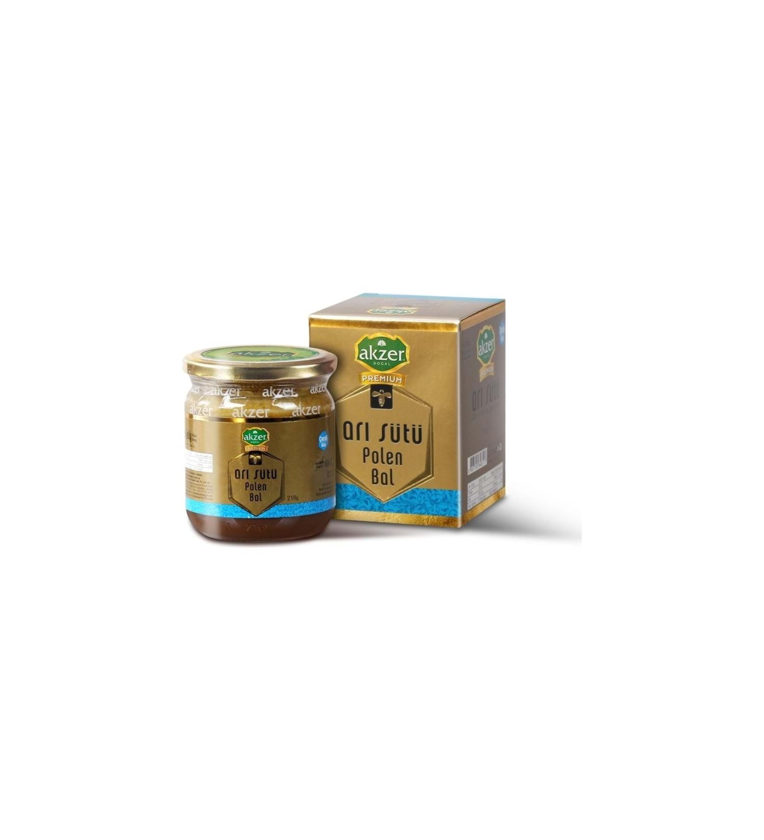 Akzer Royal Jelly Honey Herbal Mixed Children's Paste 210 gr