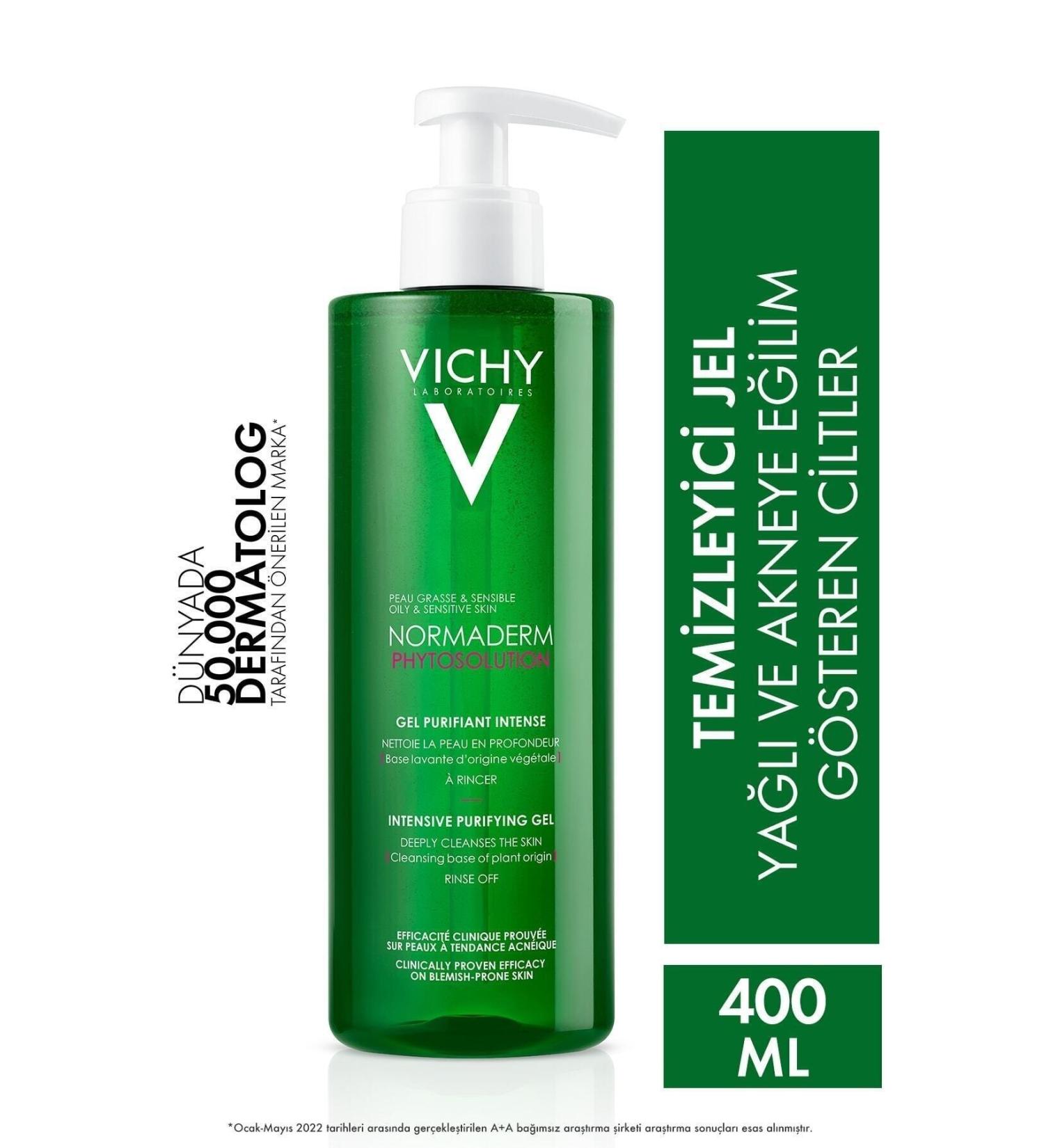 Vichy Illuminating Cleansing Gel that Removes Dirt and Debris from the Skin 400 ML GHair719 - Buy Online on GoSupps.com