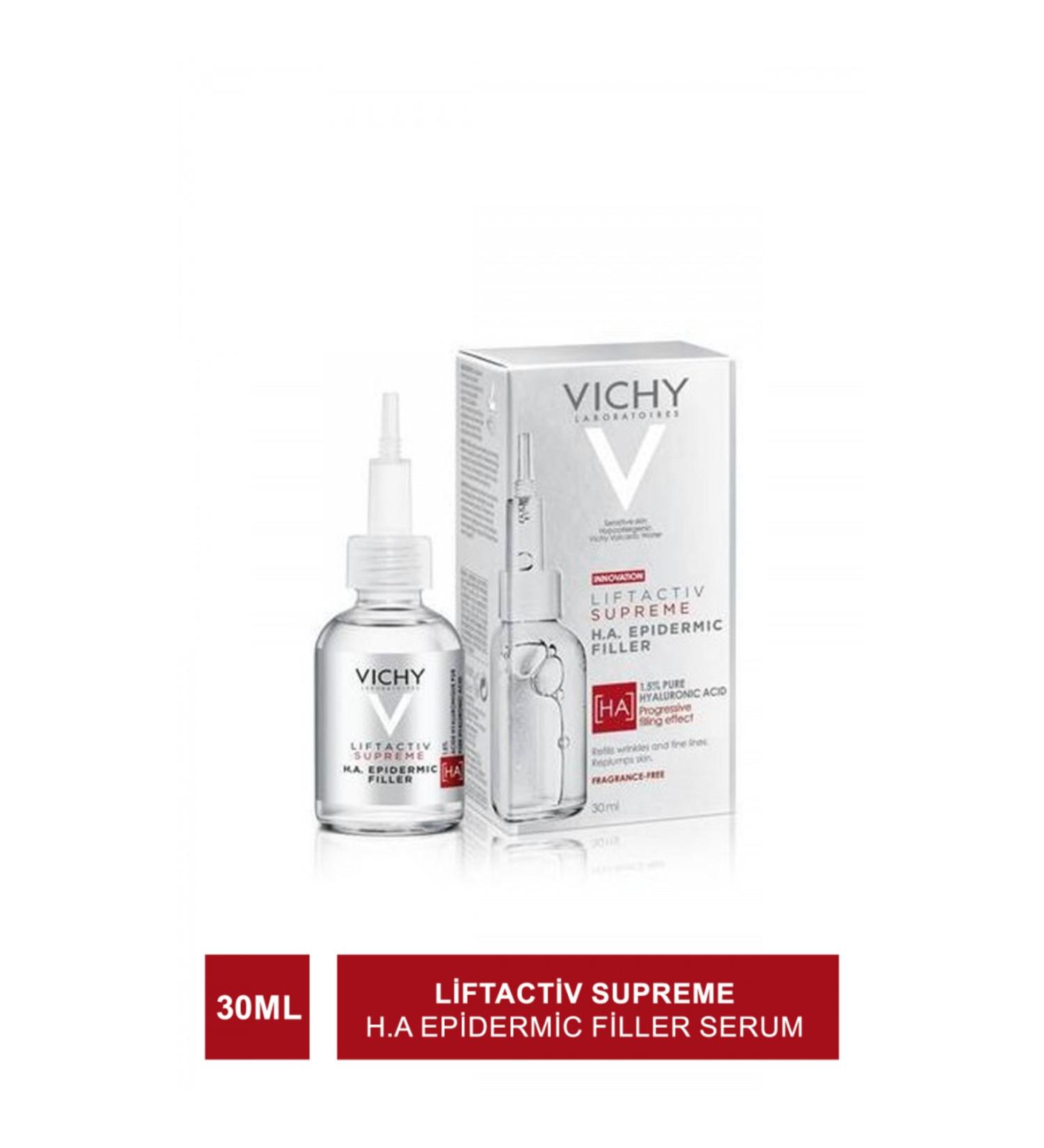 Vichy Liftactiv 1.5% Pure Hyaluronic Acid Anti-Wrinkle Plumping Skin Serum 30 ml - Buy Online on GoSupps.com