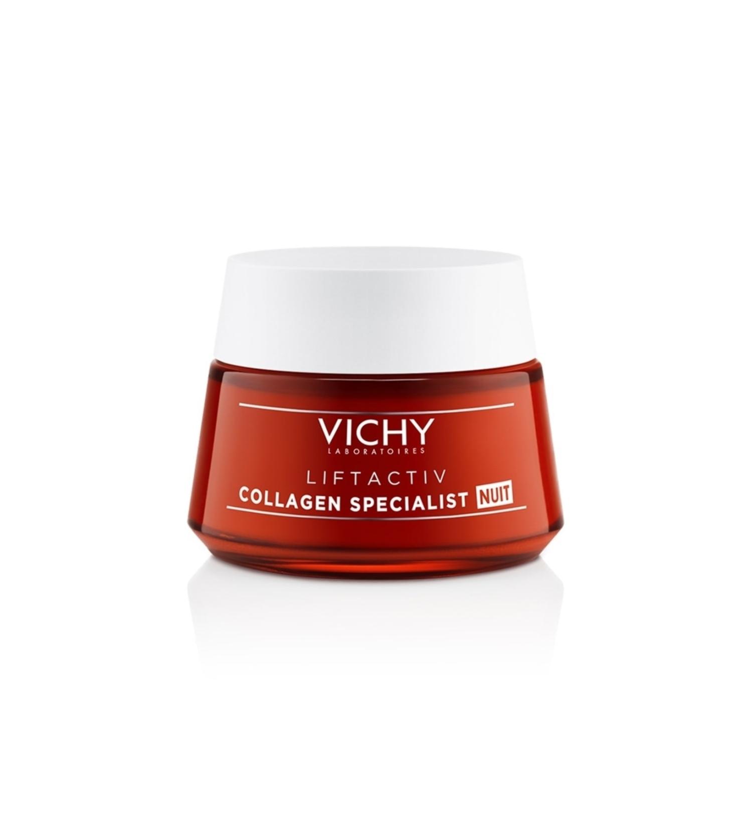 Vichy Liftactiv Collagen Specialist Anti-Aging Night Care Cream 50 Ml