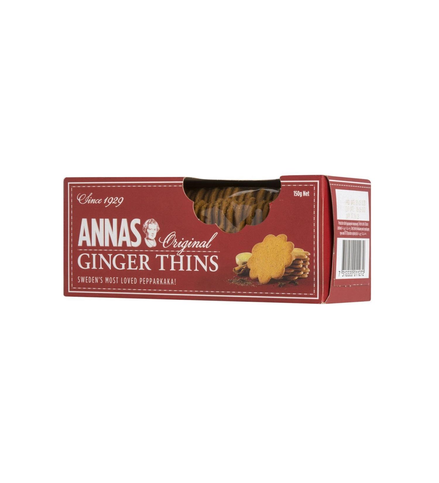 Annas Ginger Biscuits 150 G