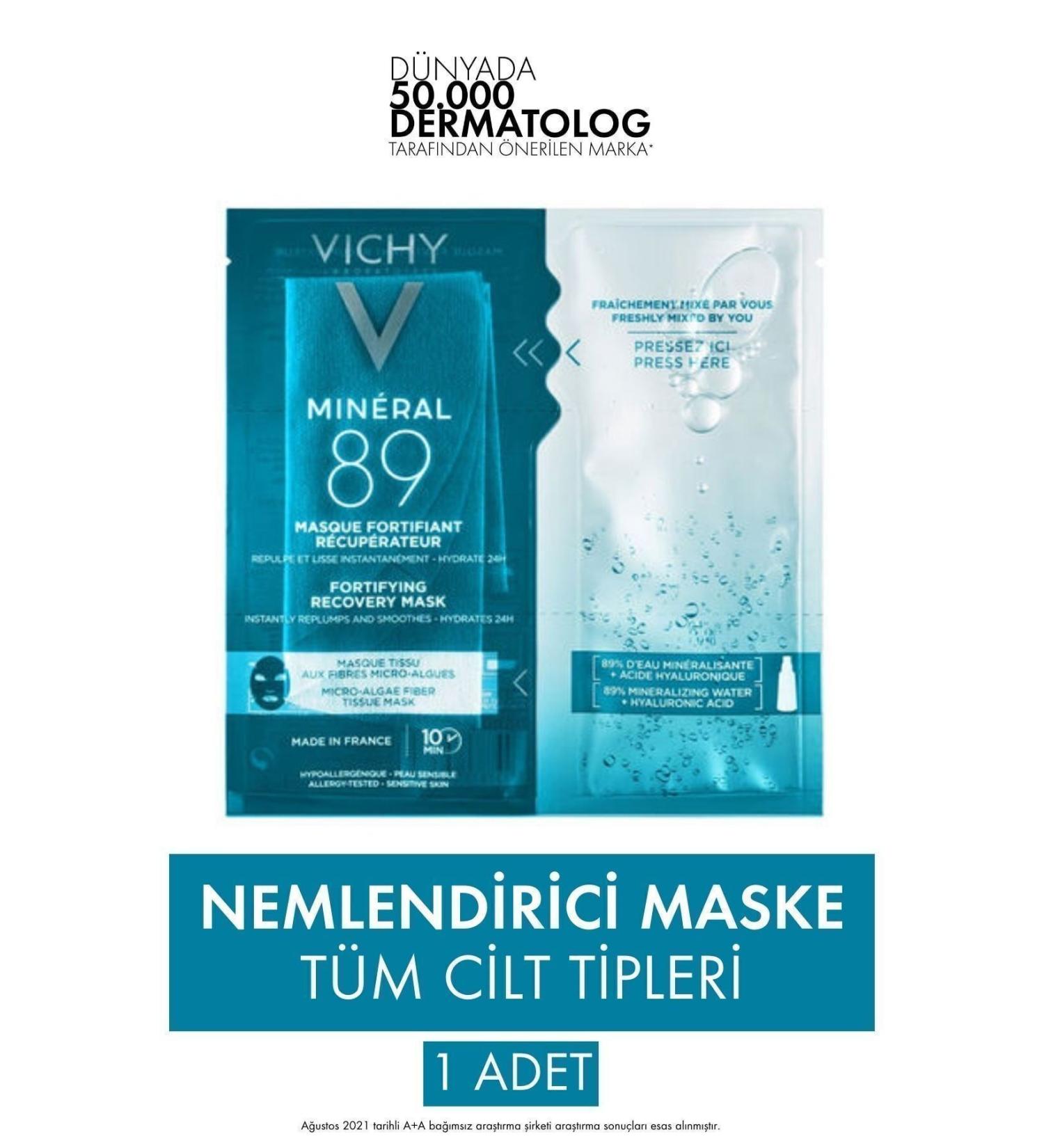 Vichy Mineral 89 Hyaluronic Acid Moisture & Power Source Mask 3337875693875 - Buy Online on GoSupps.com