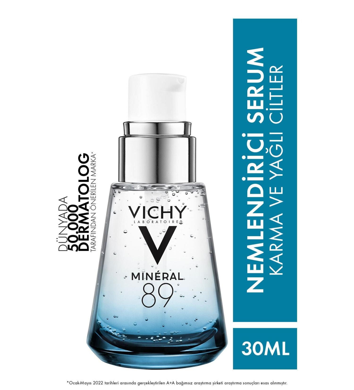 Vichy Moisturizing and Repairing Serum Containing Mineral 89 Hyaluronic Acid 30Ml PSSNS377 - Buy Online on GoSupps.com
