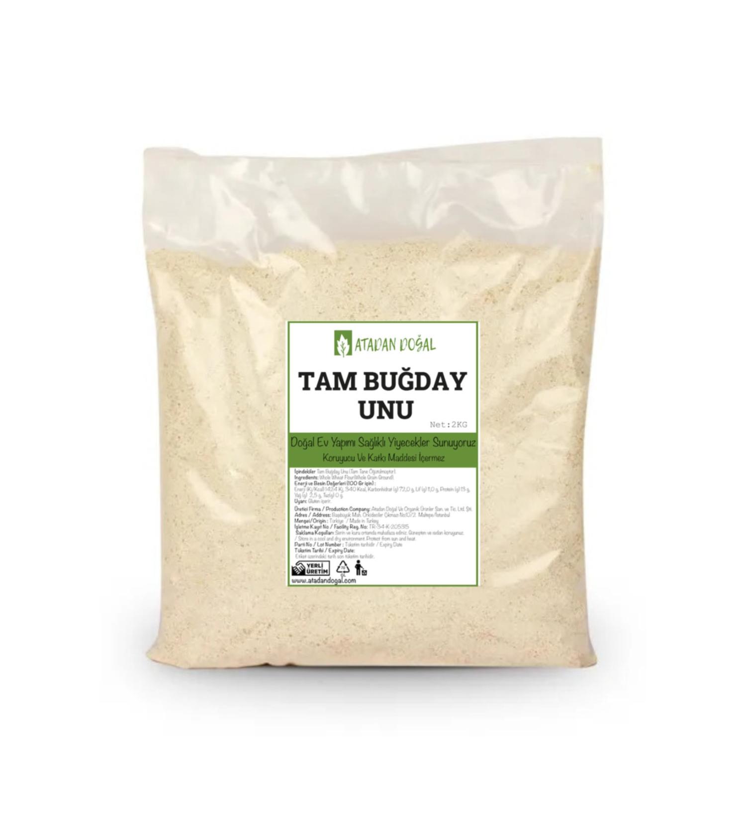 Atadan Natural Additive-Free Whole Wheat Flour 2kg