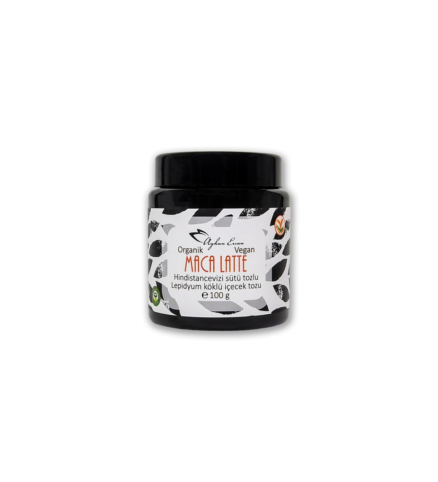 Ayhan Ercan Vegan Maca Latte Coconut Milk Maca Drink Powder 100 G