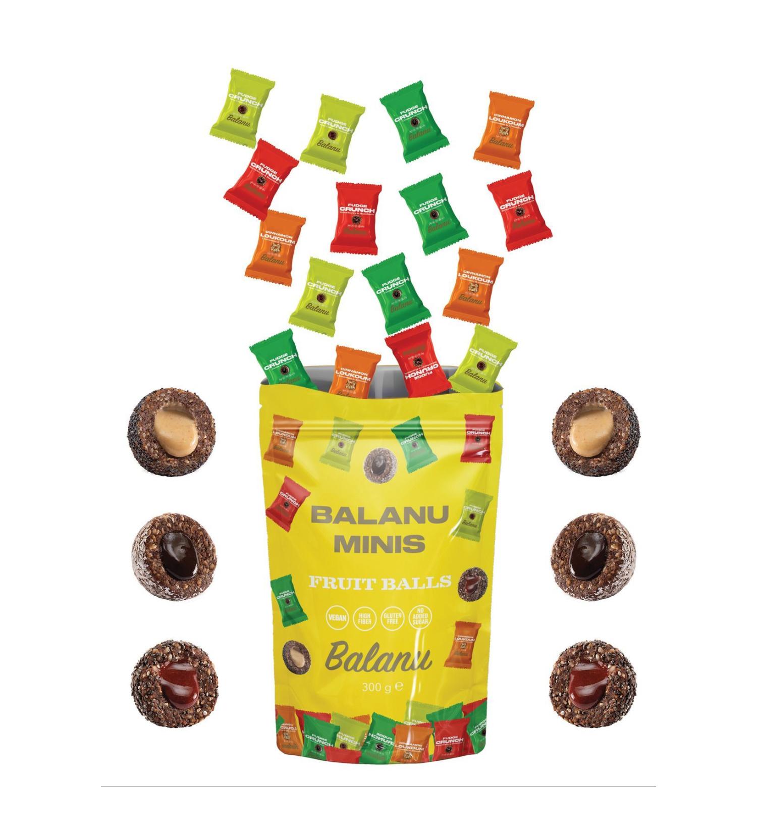 Balanu Minis Fruit Protein Balls 300g - Buy Online on GoSupps.com