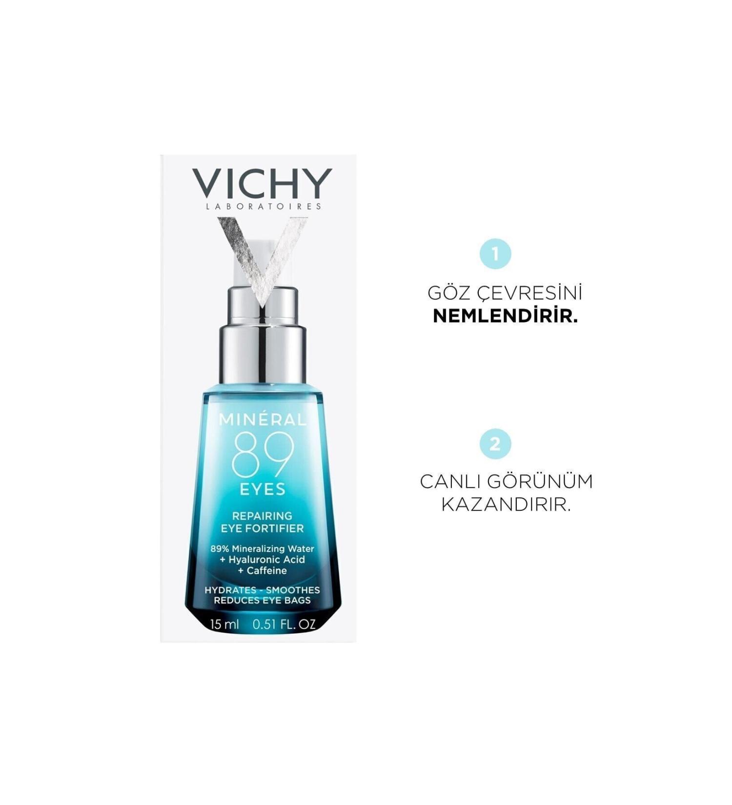 Vichy Regenerating Eye Cream Strengthening the Skin Barrier Around the Eyes 15ml Demb.980 - Buy Online on GoSupps.com