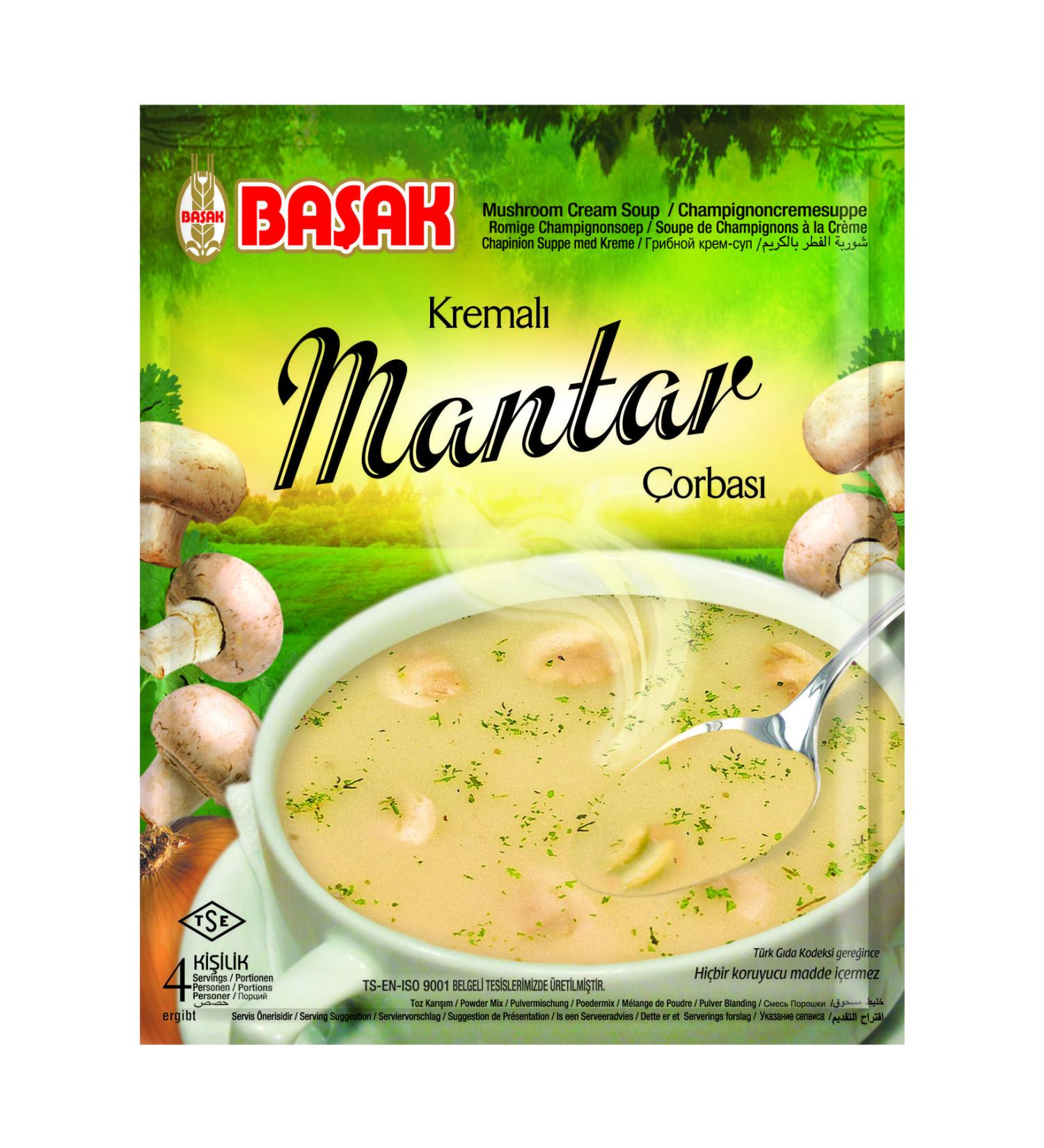 BASAK Ready Soup-Cream Mushroom 60 gr. 12 pieces