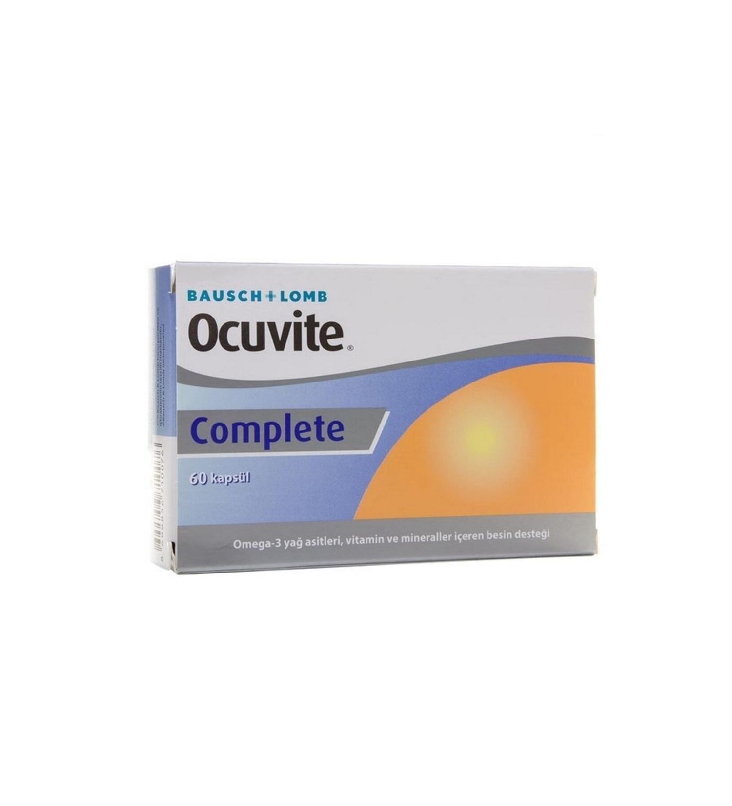 Bausch & Lomb Ocuvite Complete 60 Capsules