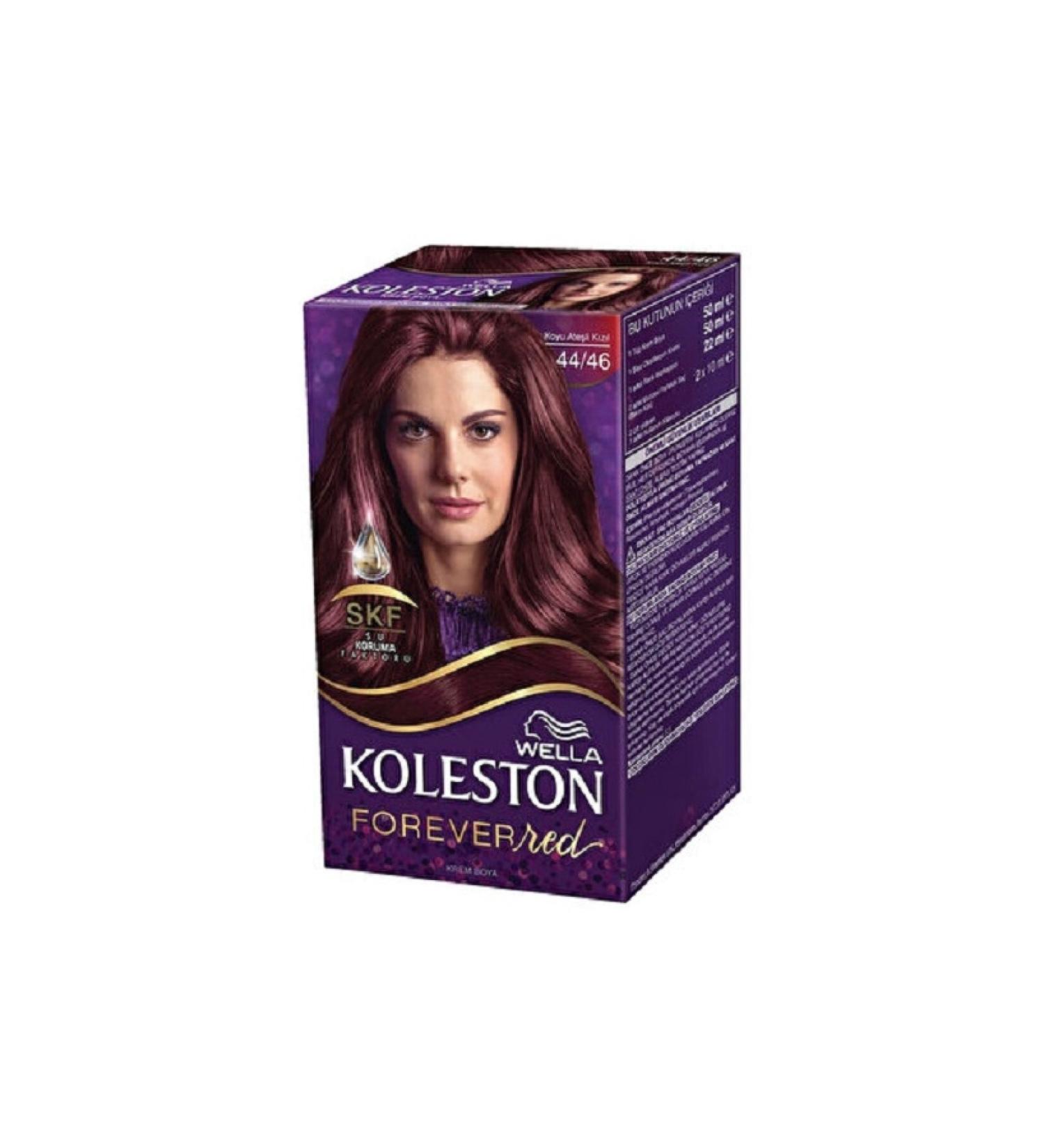 Wella Hair Dye Dark Fiery Red 44/46