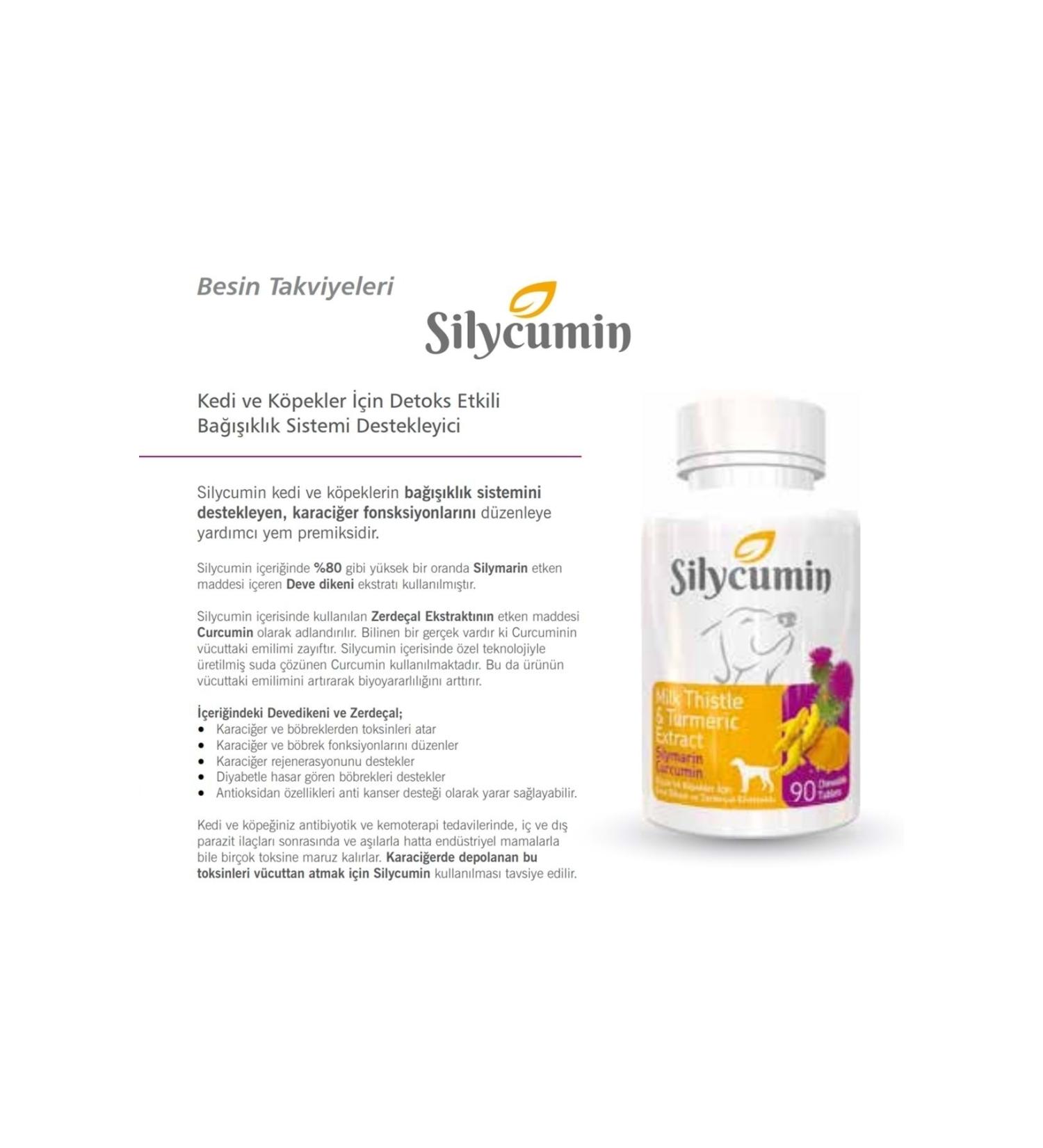 Bio PetActive Pet Active Silycumin Turmeric and Milk Thistle Tablets for Dogs 90 Pieces 135 Gr