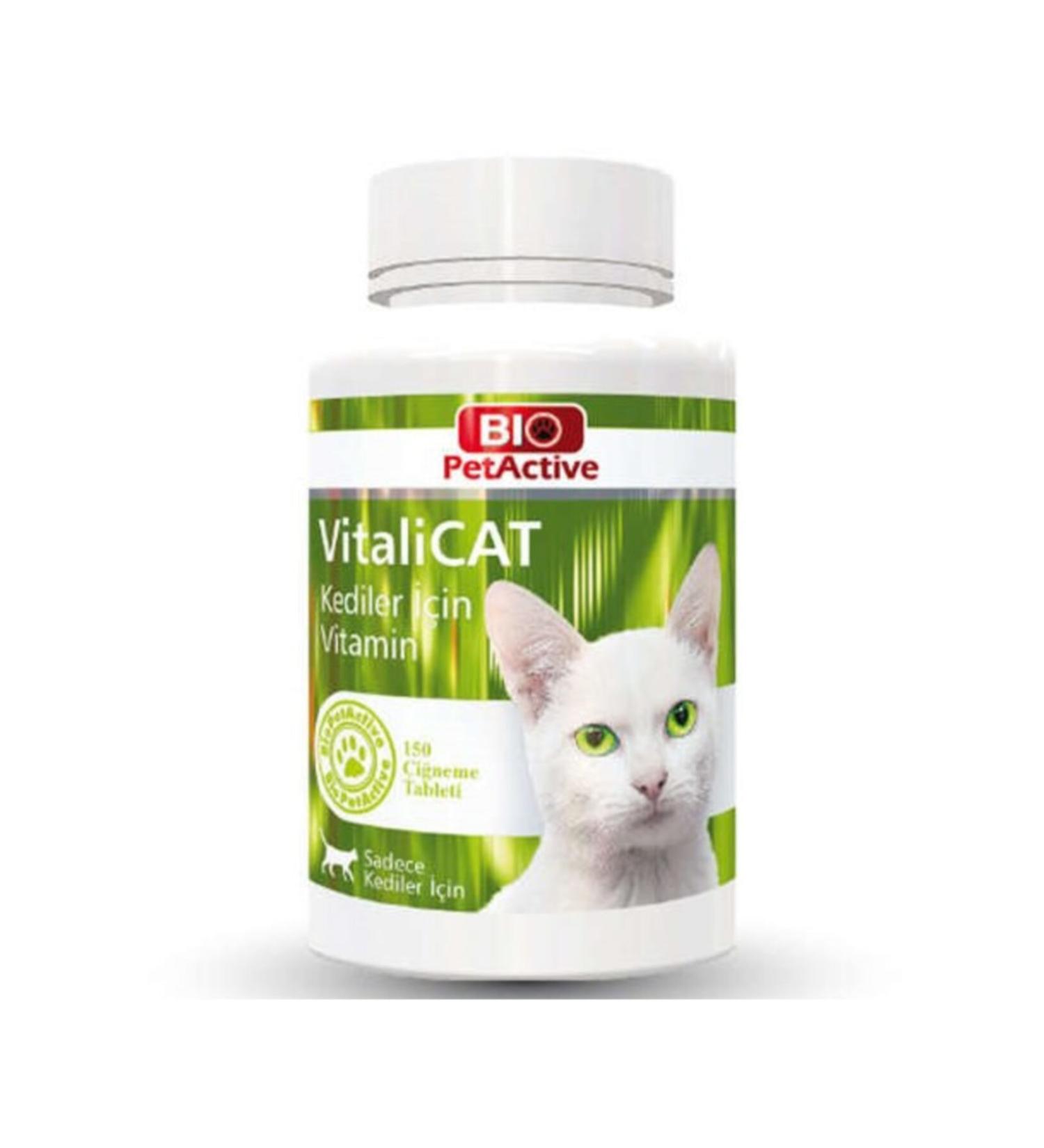 Bio PetActive Petactive Vitalicat Cat Multivitamin 150 Tablets