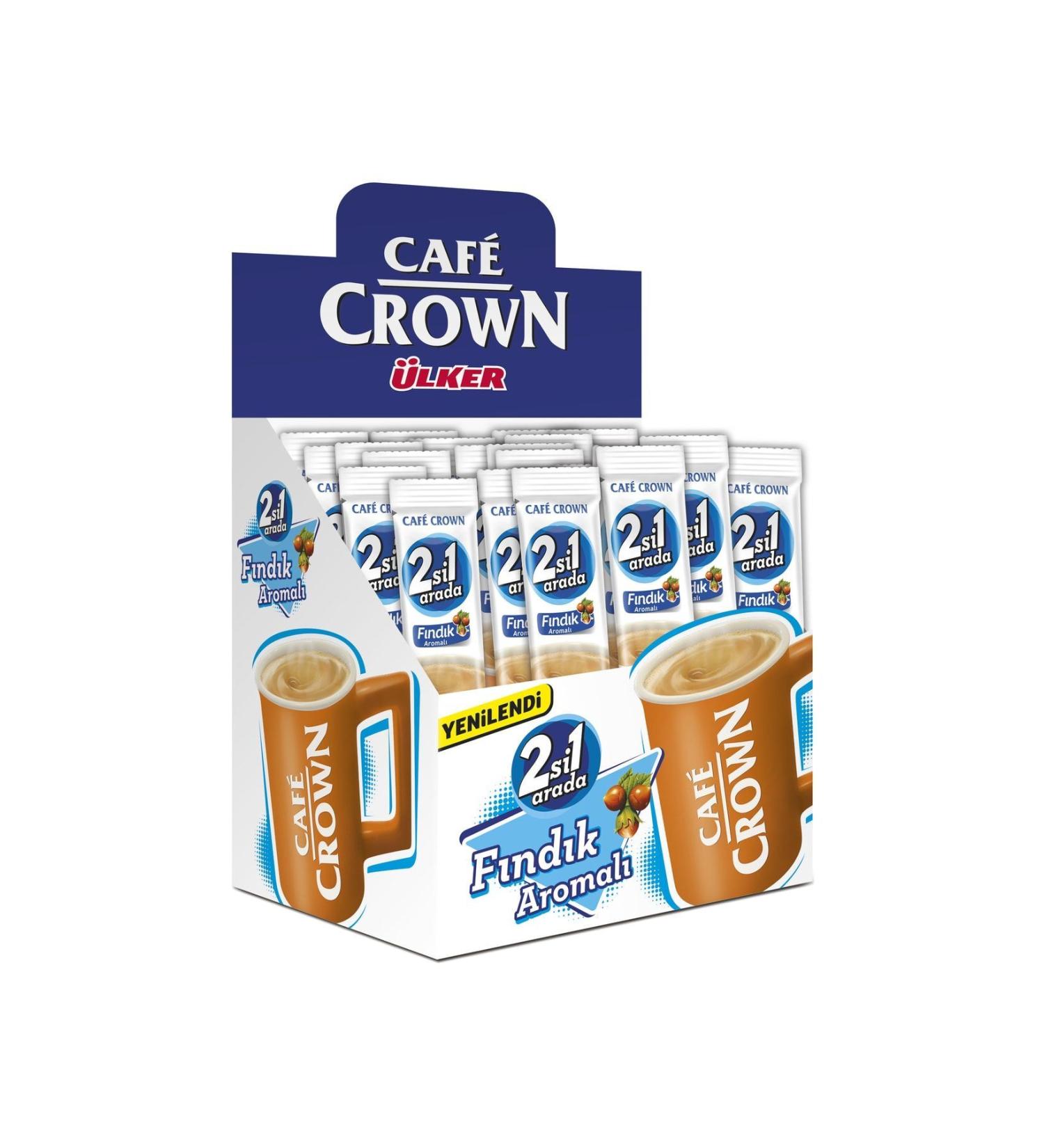 Cafe Crown 2in1 Sugar-Free Hazelnut 24x12 gr