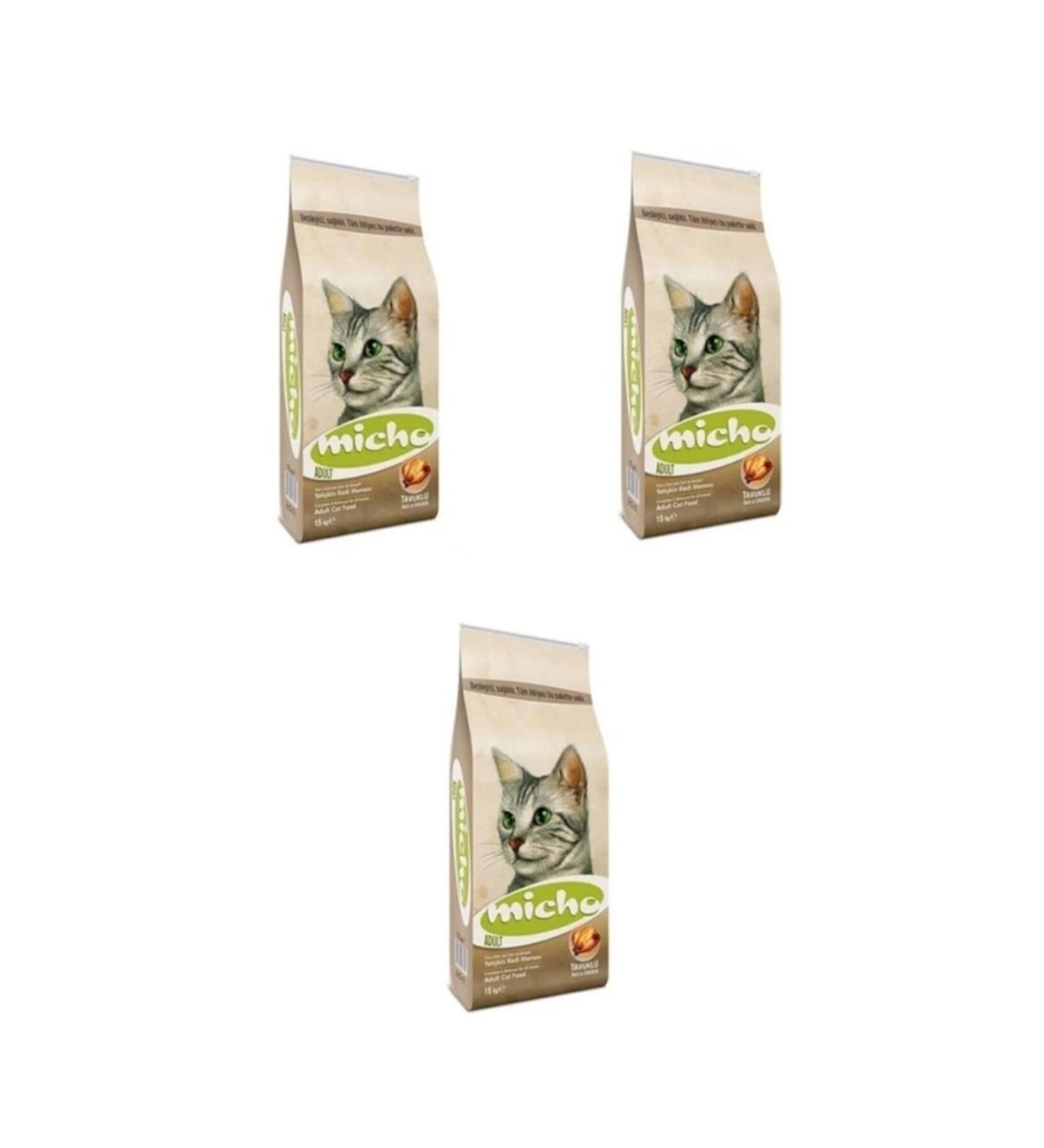 a atay Micho Chicken Adult Cat Food 1.5 Kg X 3 Packages