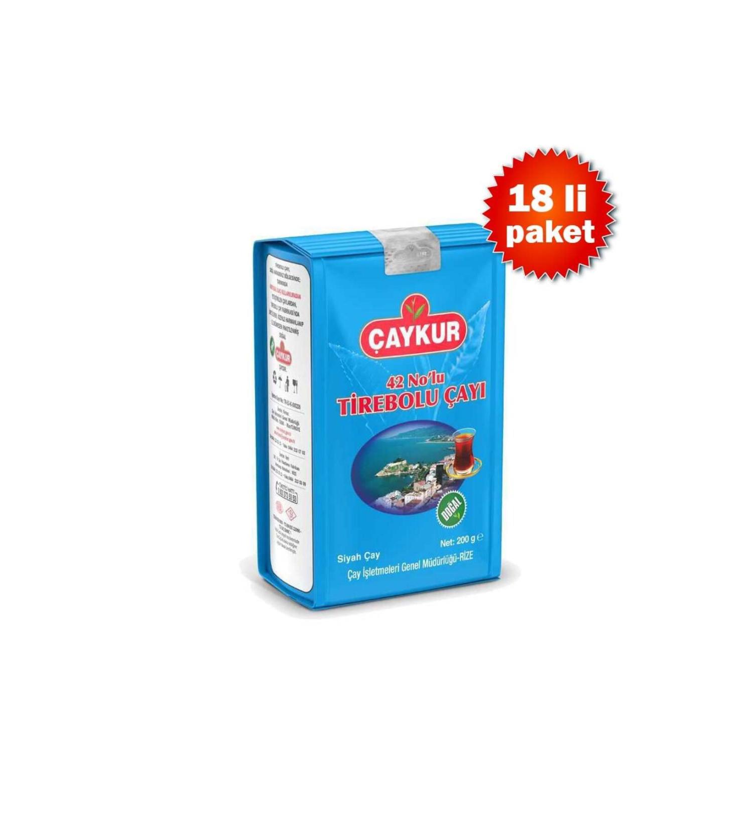 aykur No. 42 Tirebolu Tea 200 gr X 18 Li