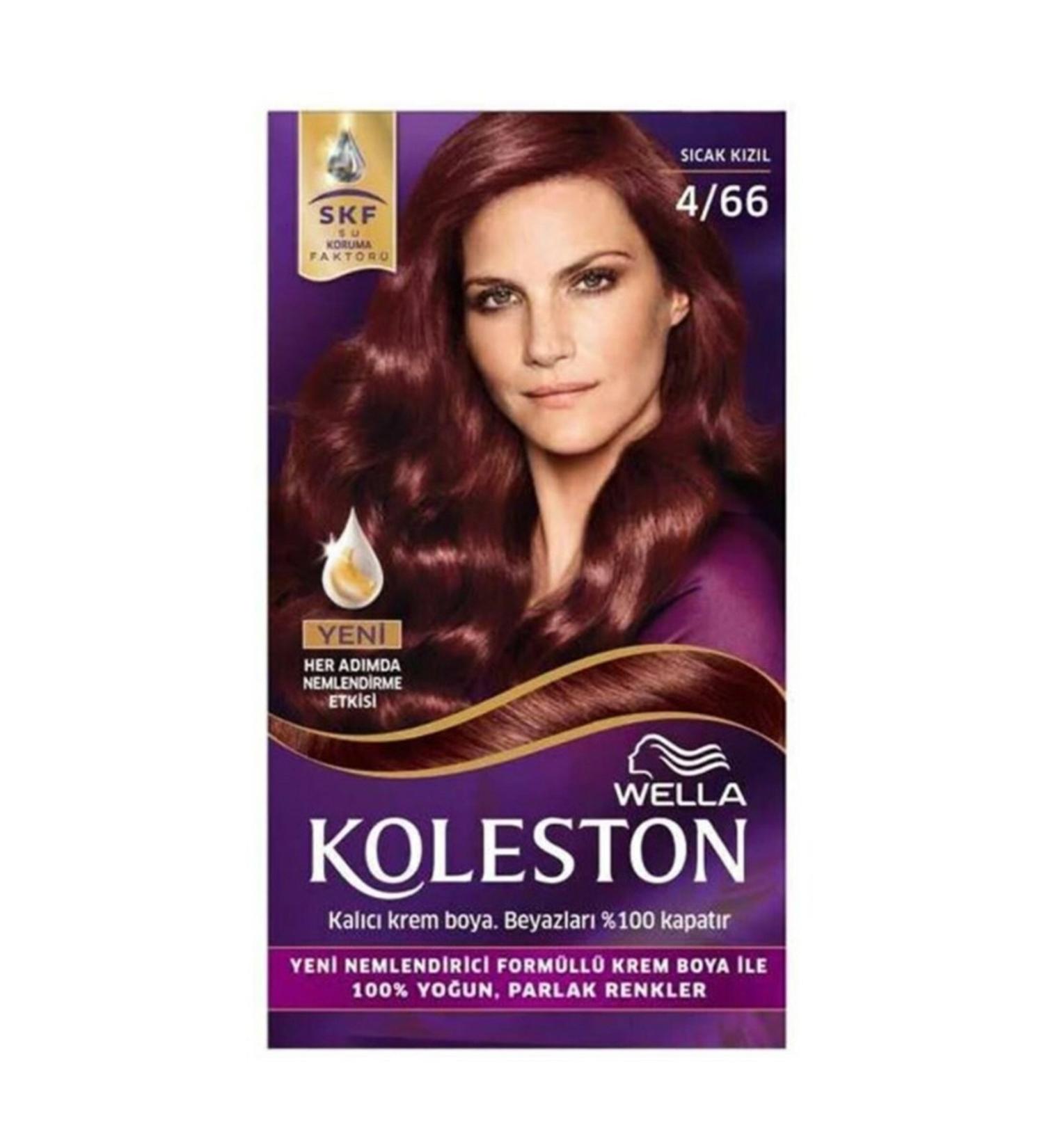 Wella Koleston Set Hair Dye 4/66 Warm Red