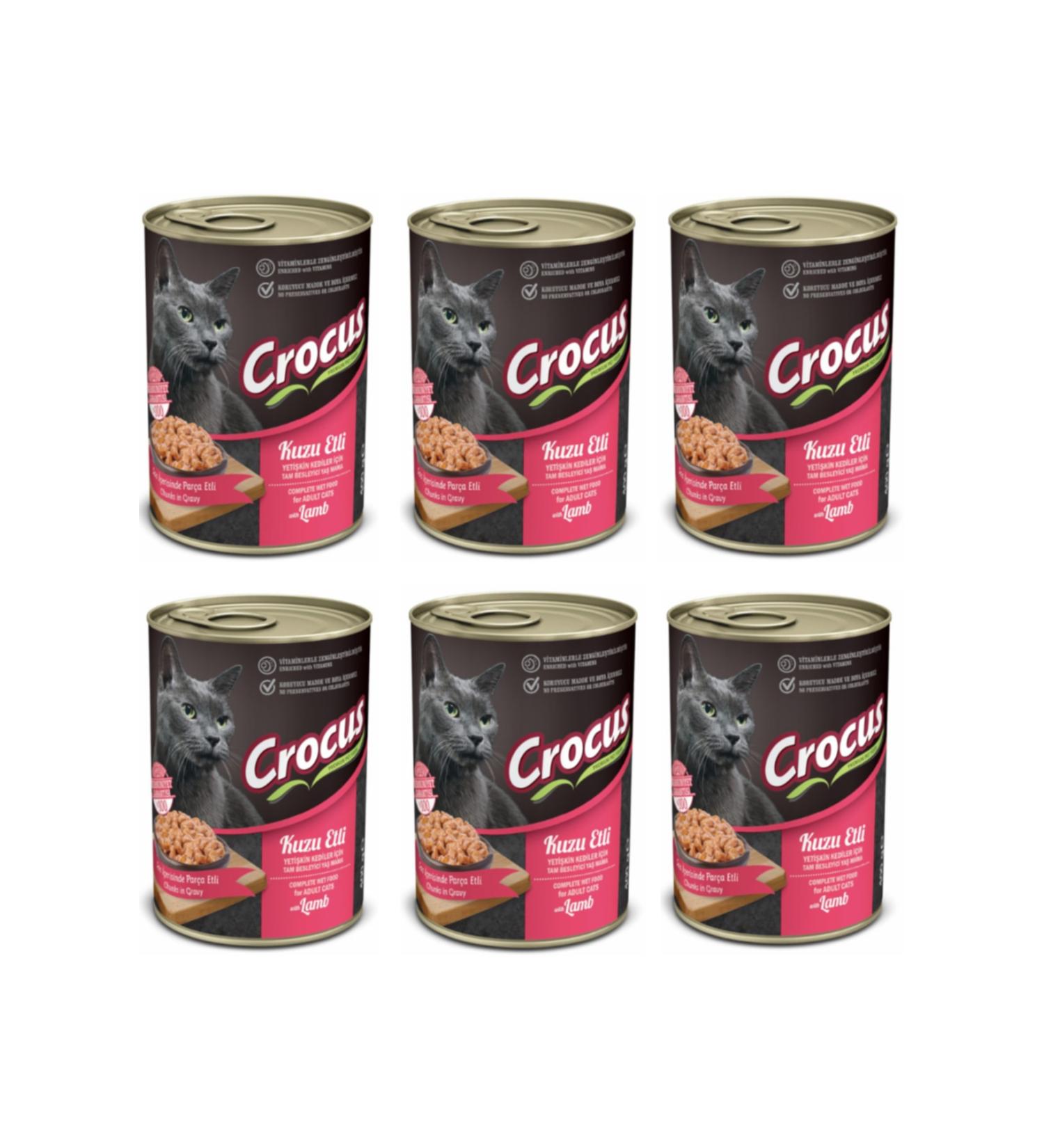 Crocus 6 Pieces Grain-Free Cat Salmon Pouch Jelly Wet Food 85 G