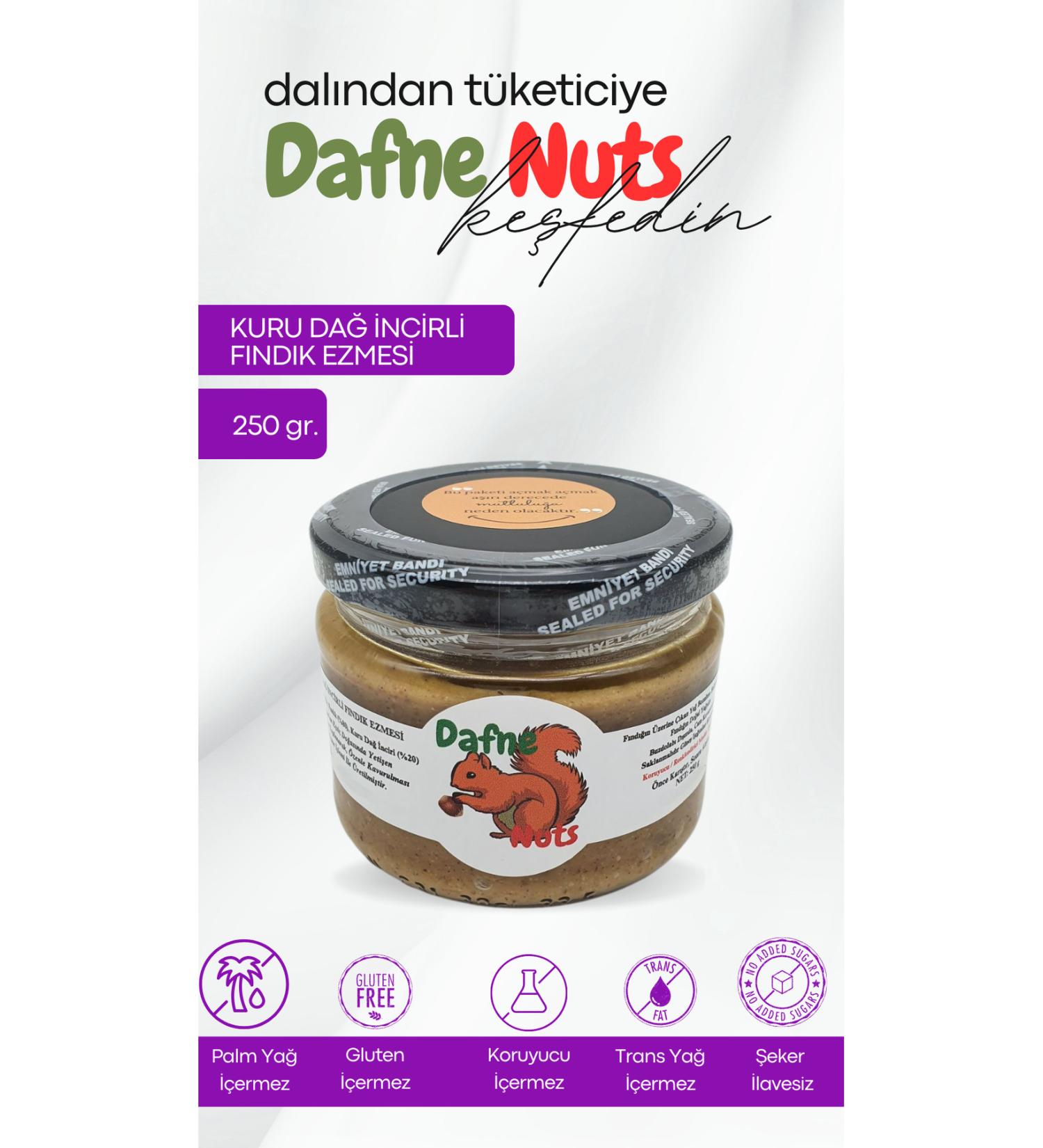 Dafne Nut 4% SUGAR HAZELNUT PASTE 250 GR. (3 PIECES)