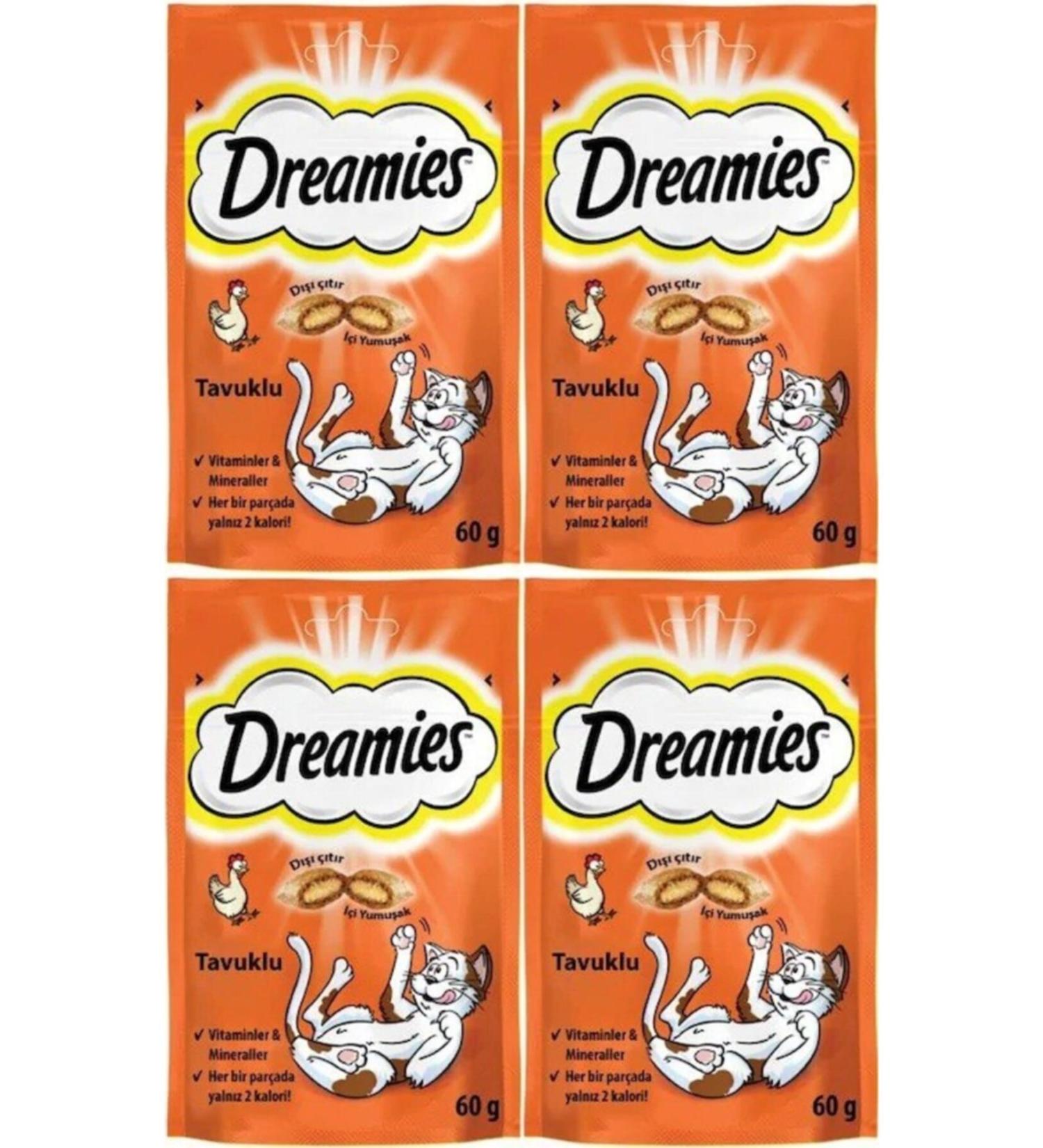 Dreamies Cat Reward Wet Food Salmon 12 Pieces X 60 Grams