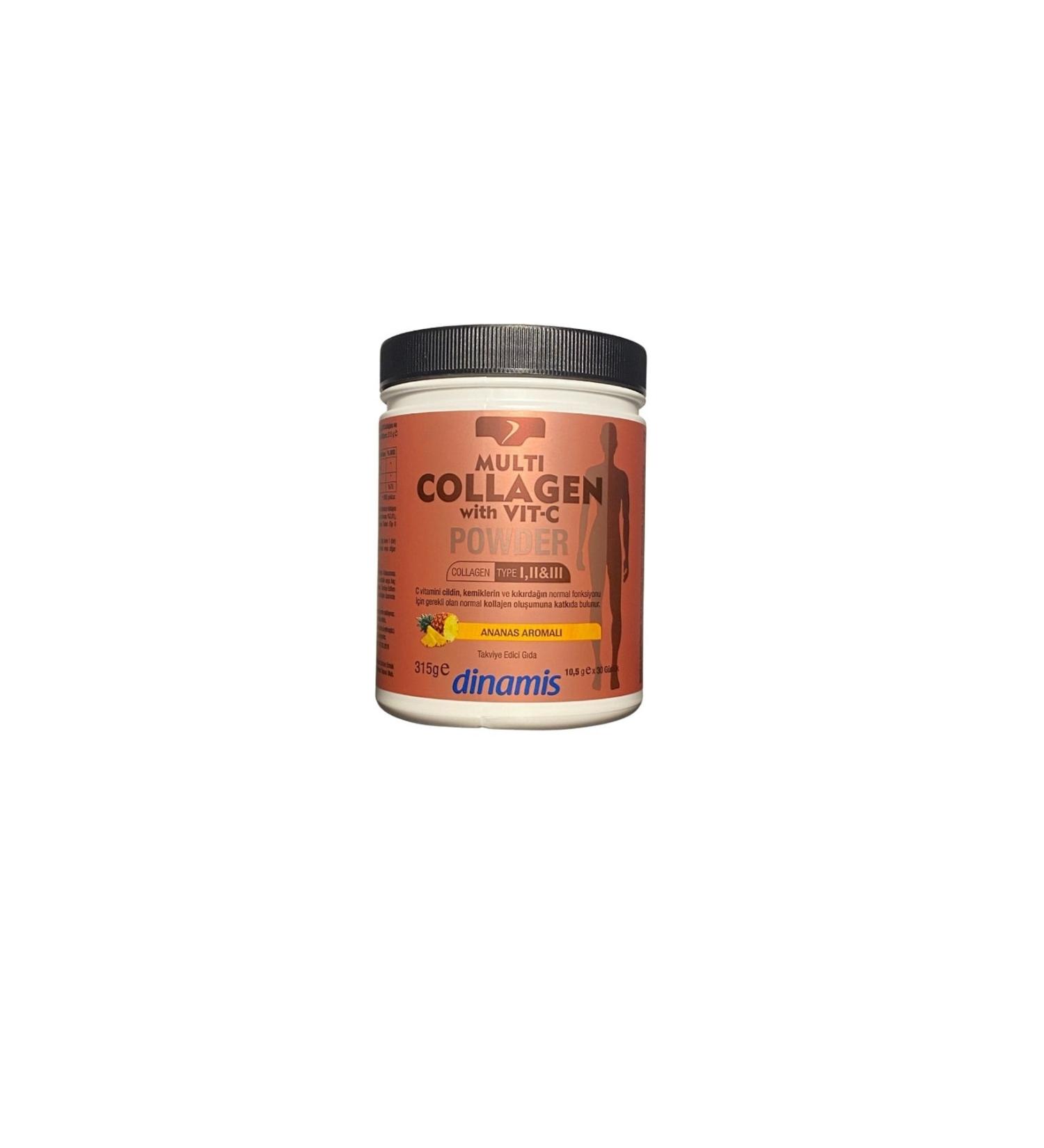 DYNAMIC Multi Collagen With Vit-c (pineapple flavor)
