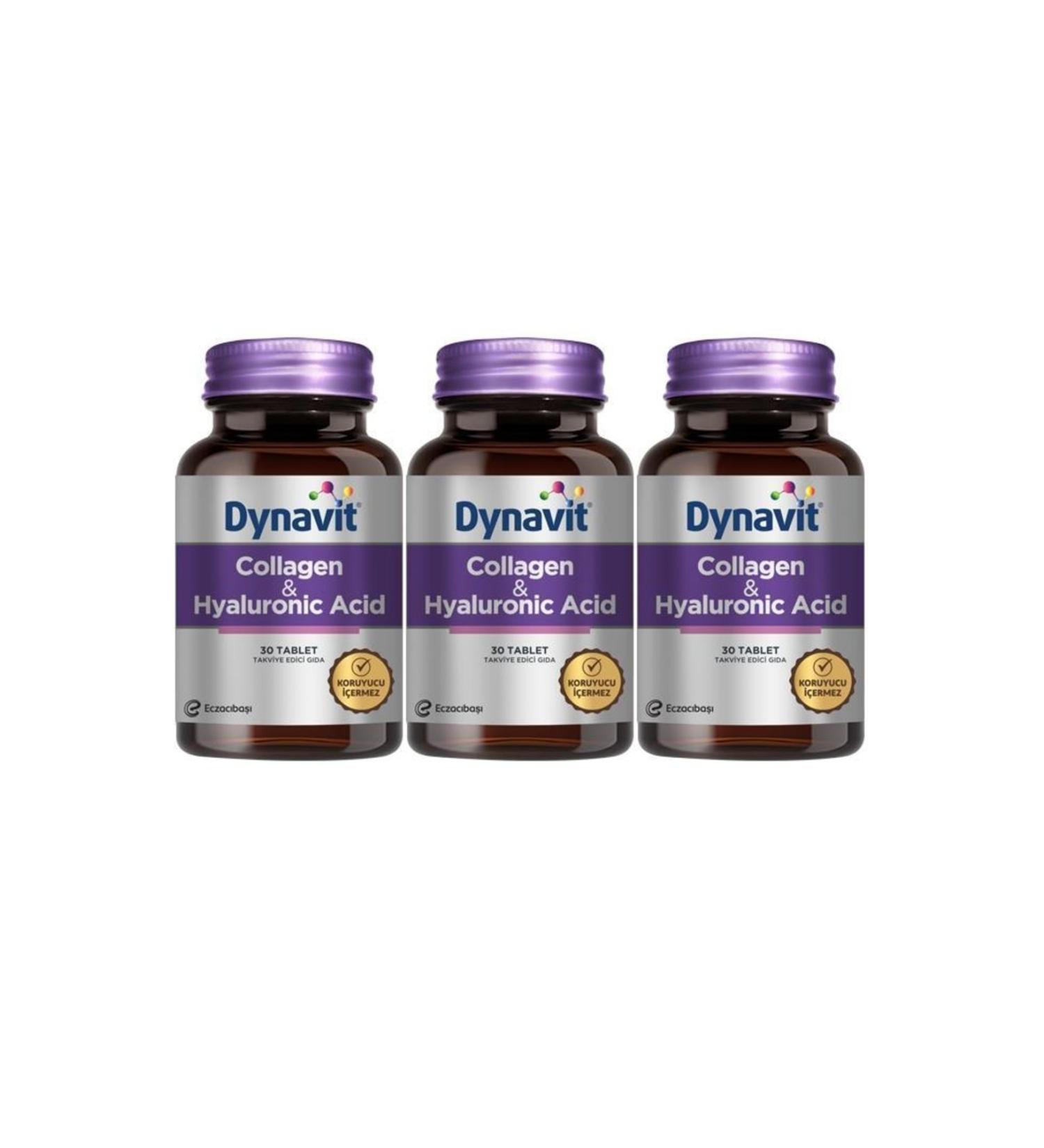 Dynavit Collagen Hyaluronic Acid 30 Tablets