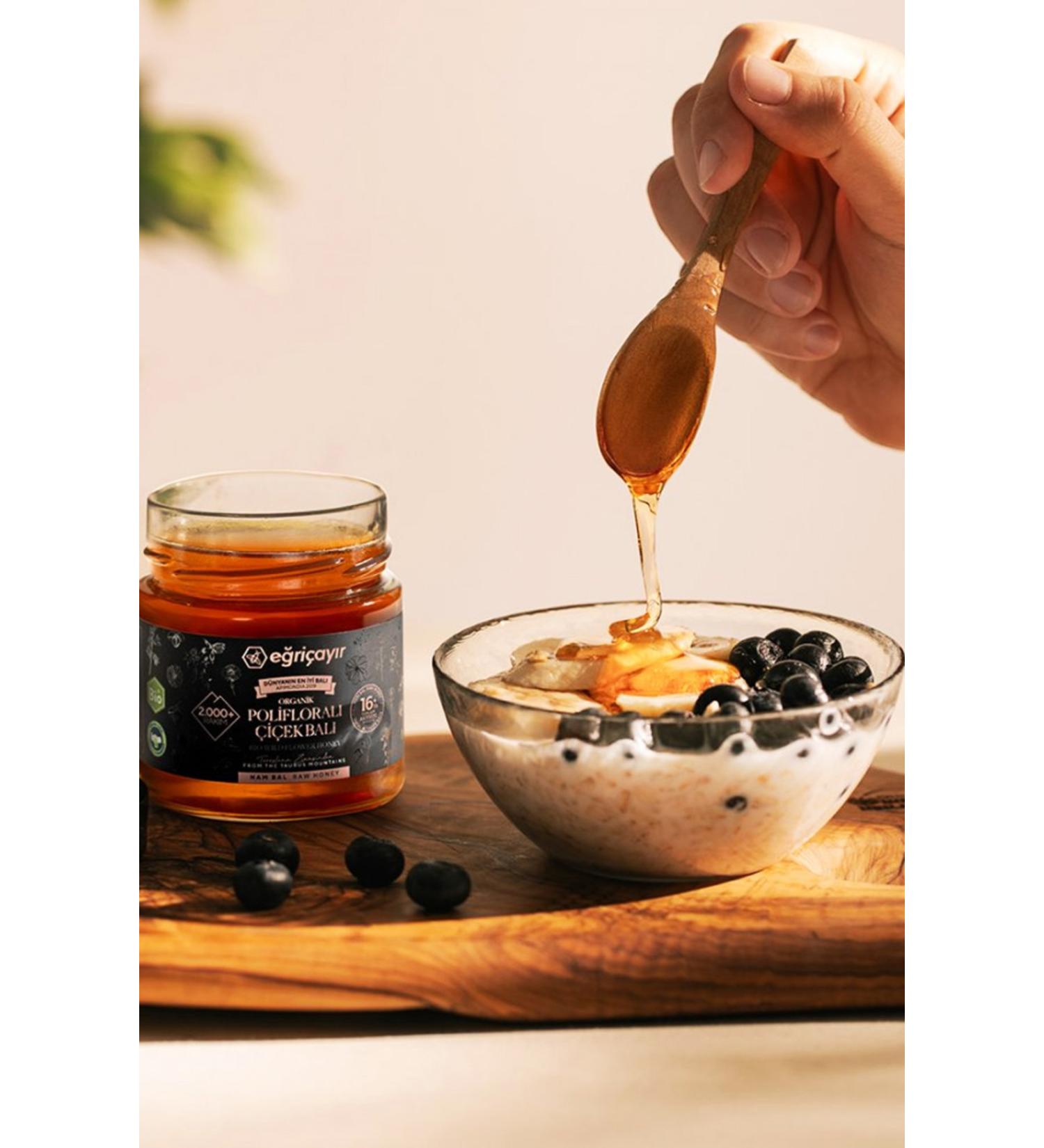 E ri ay r Organic Polyflora - Multi-Flowered Honey Ta16 300 gr (2 Pieces) - Buy Online on GoSupps.com