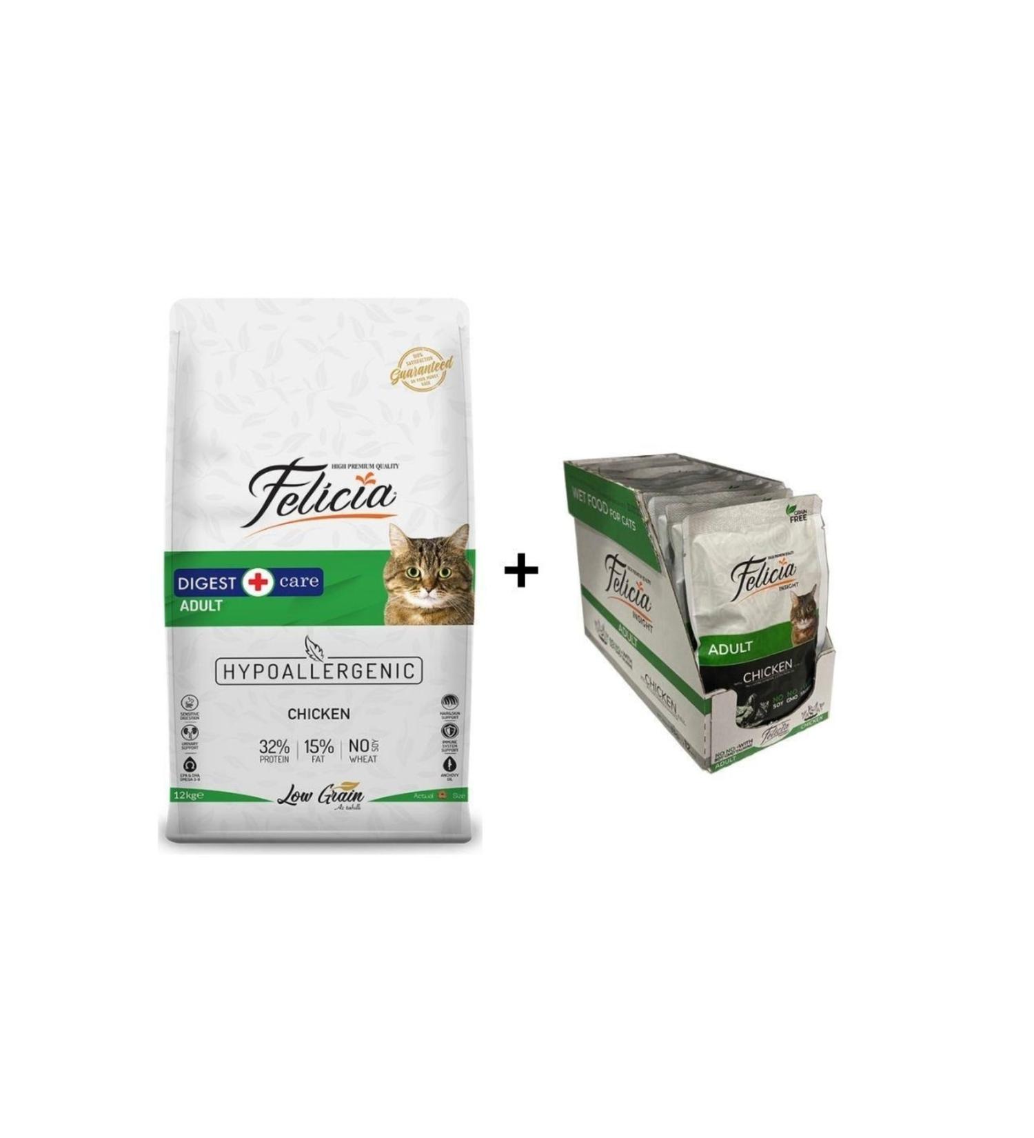 Felicia Low Grain Lamb Adult Cat Food 12 Kg
