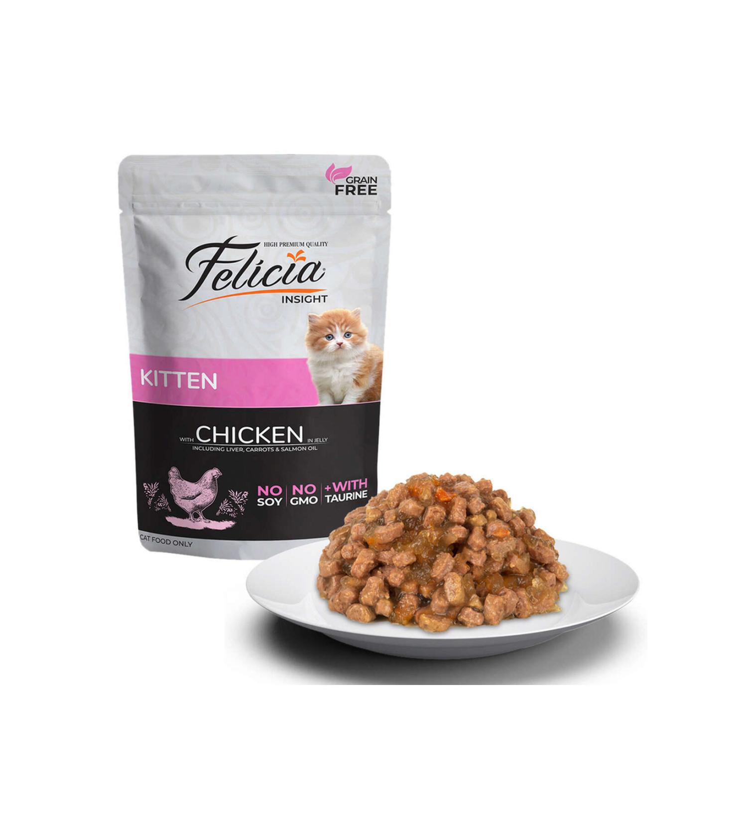 Felicia Salmon Low Grain Adult Cat Food 2 Kg
