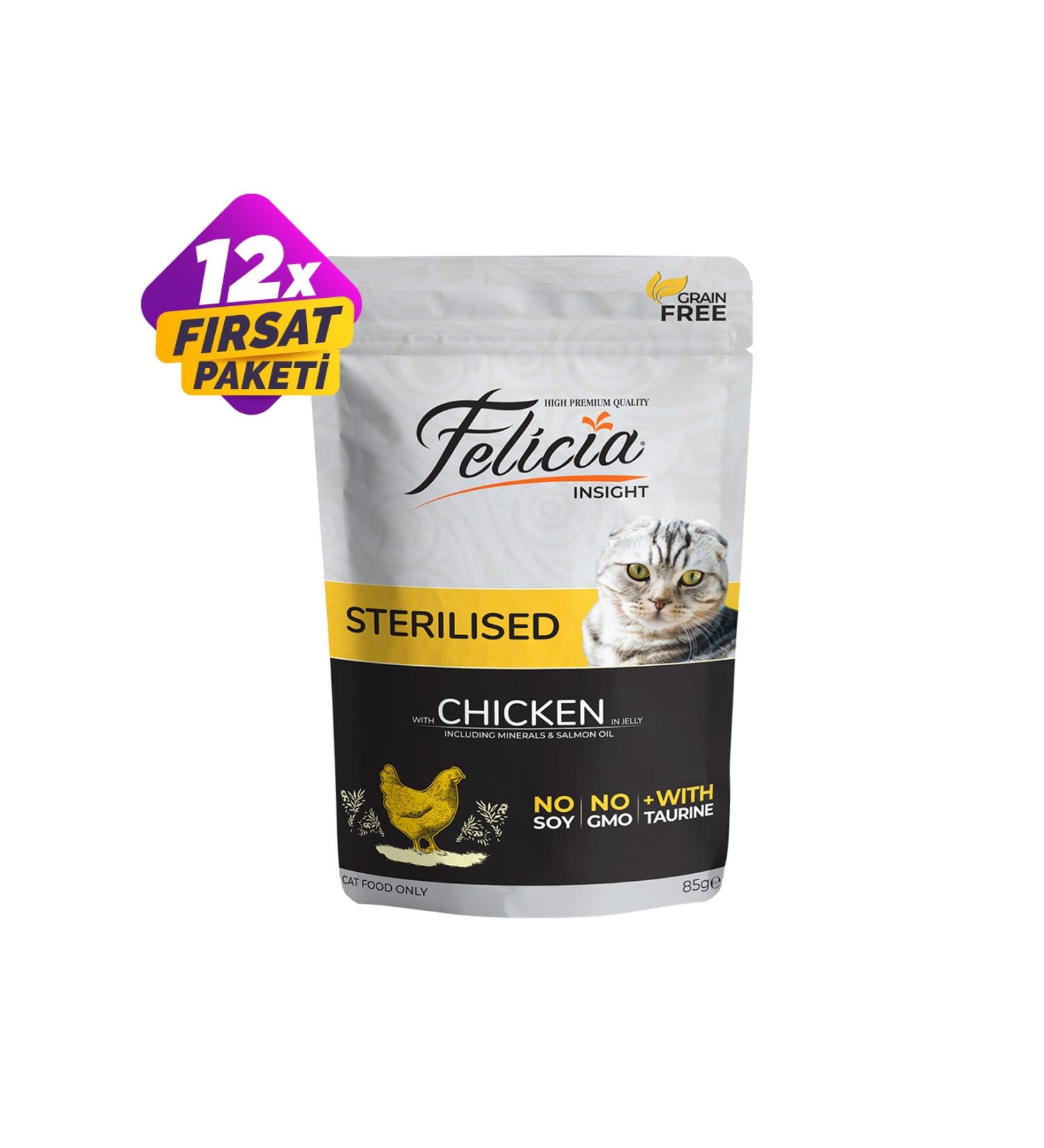 Felicia Salmon Sterilized Cat Food 1 Kg