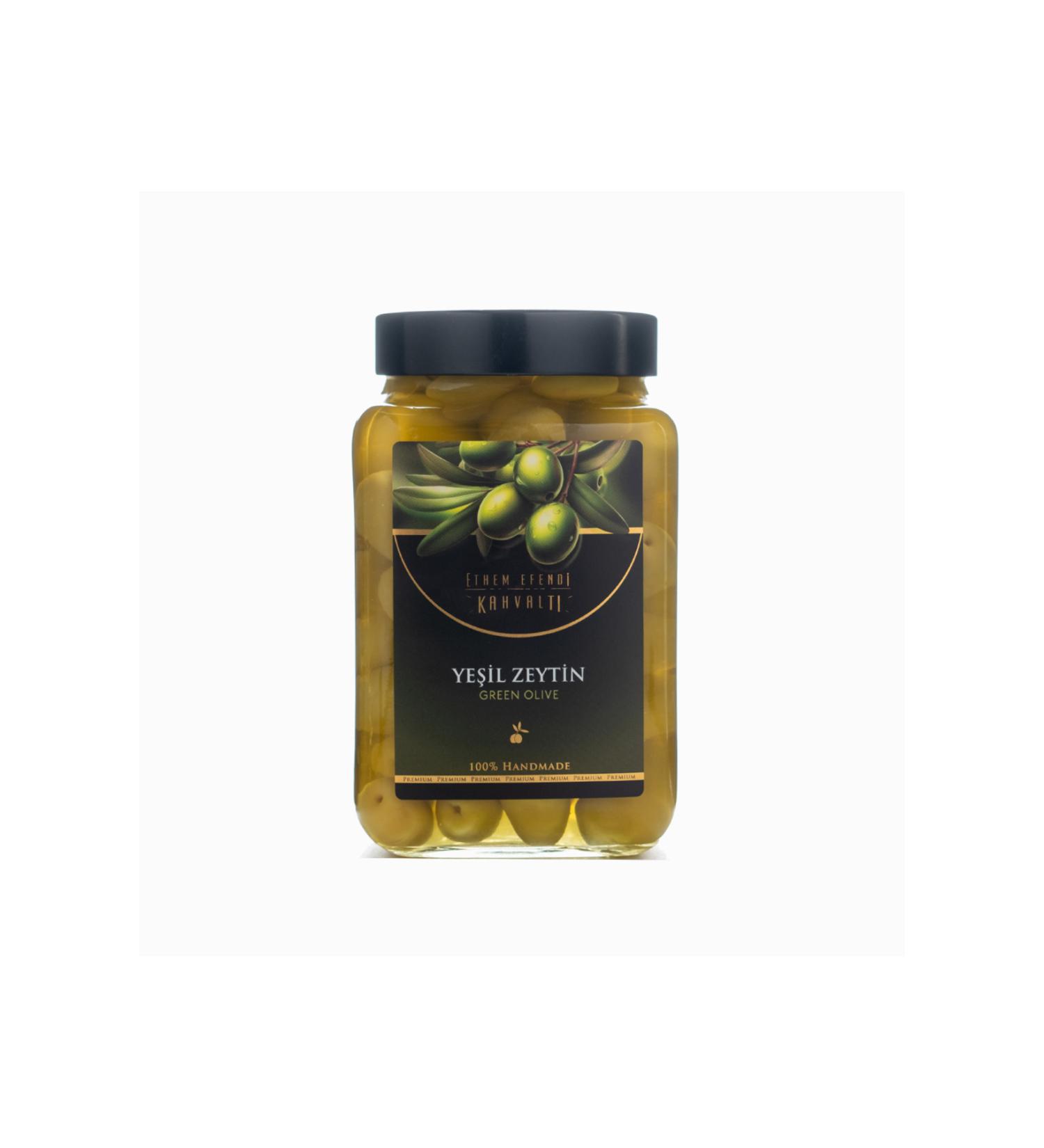 Ethemefendi Breakfast Green Olives 600gr
