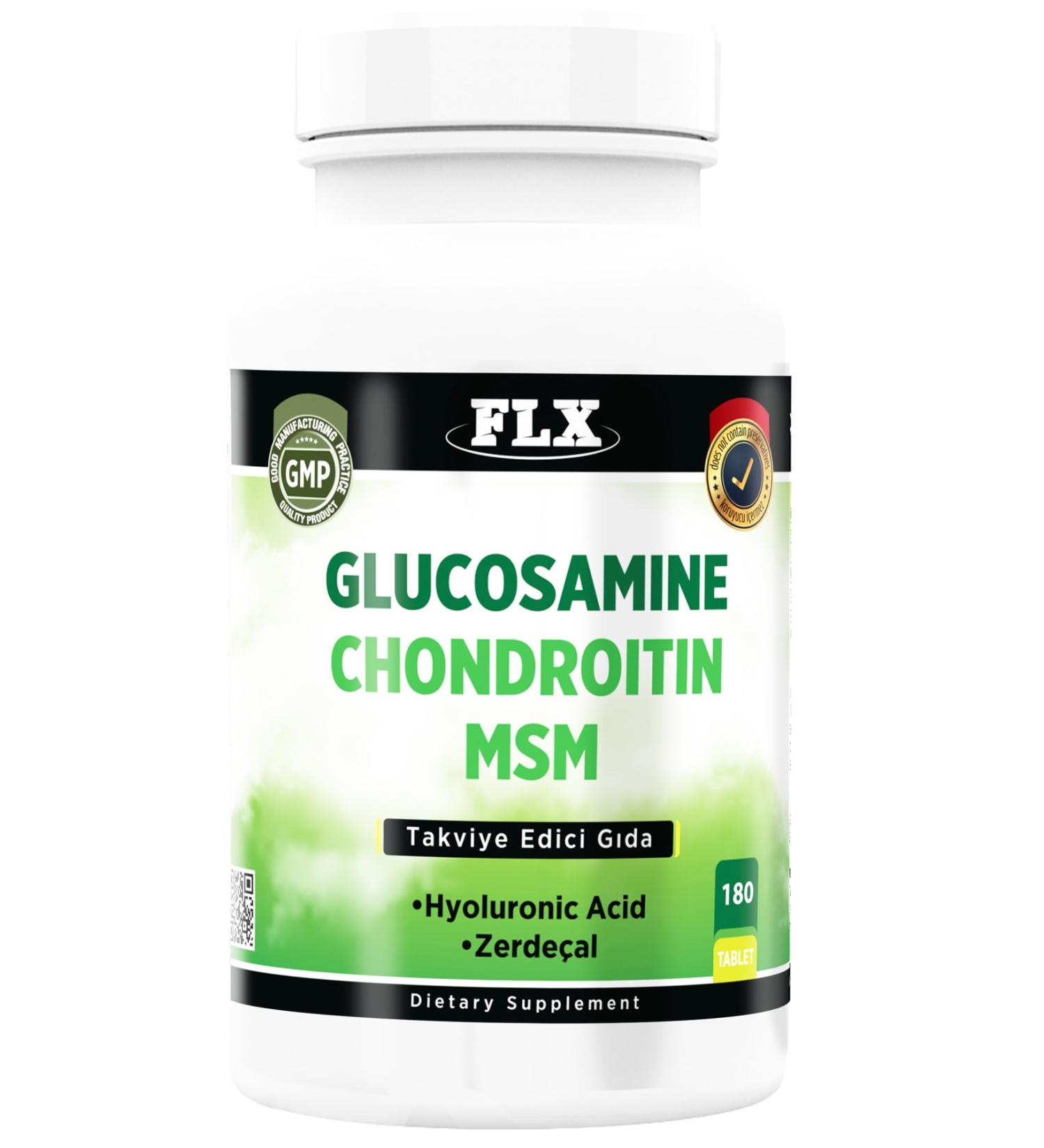FLX Glucosamine Chondroitin Msm 180 Tablets