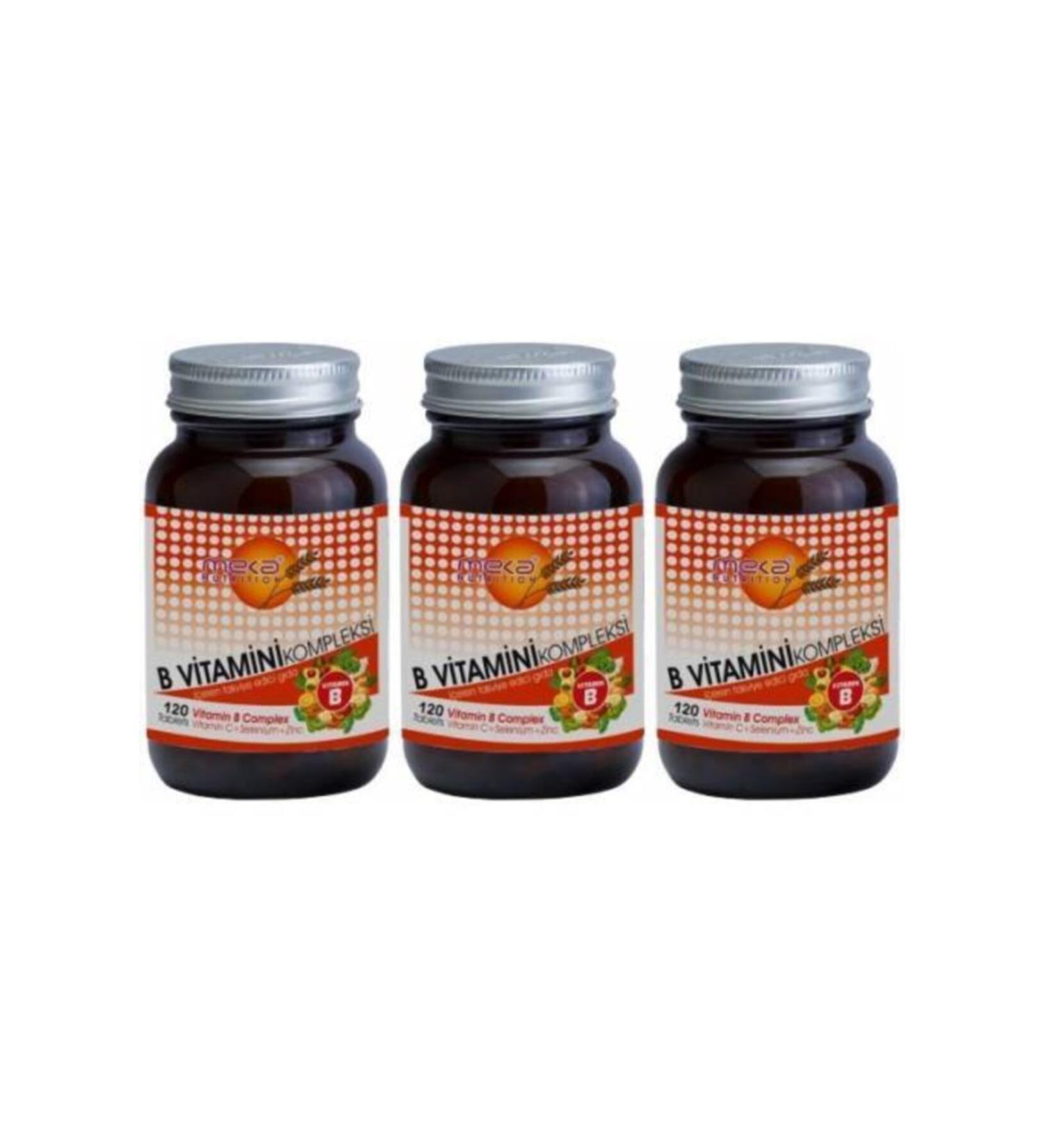 Force Meka Nutrition B Complex Vitamin C Selenium Zinc 120 Tablet Vitamin B
