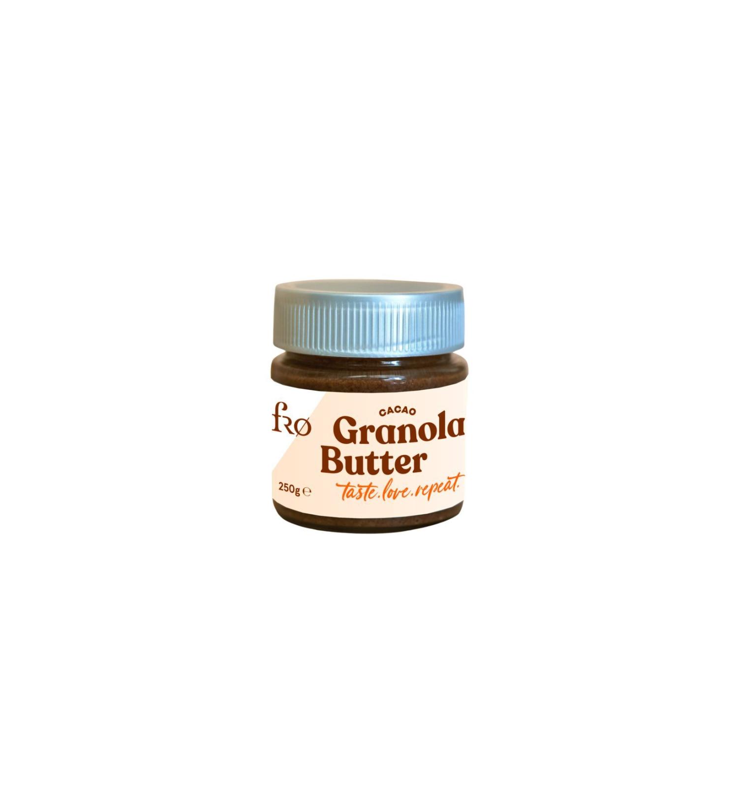 FRO 5-Piece Snack Granola Vegan Gluten-Free Sugar-Free Snack Healthy Additive-Free Granola 5x50gr
