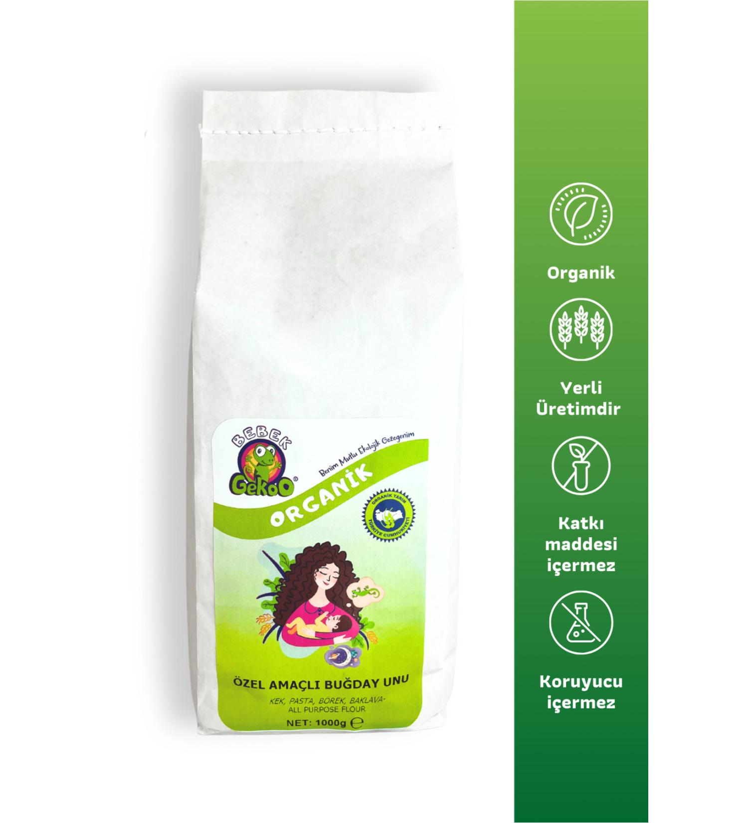 Gekoo Organic Special Purpose Flour (WHITE FLOUR) 1000g
