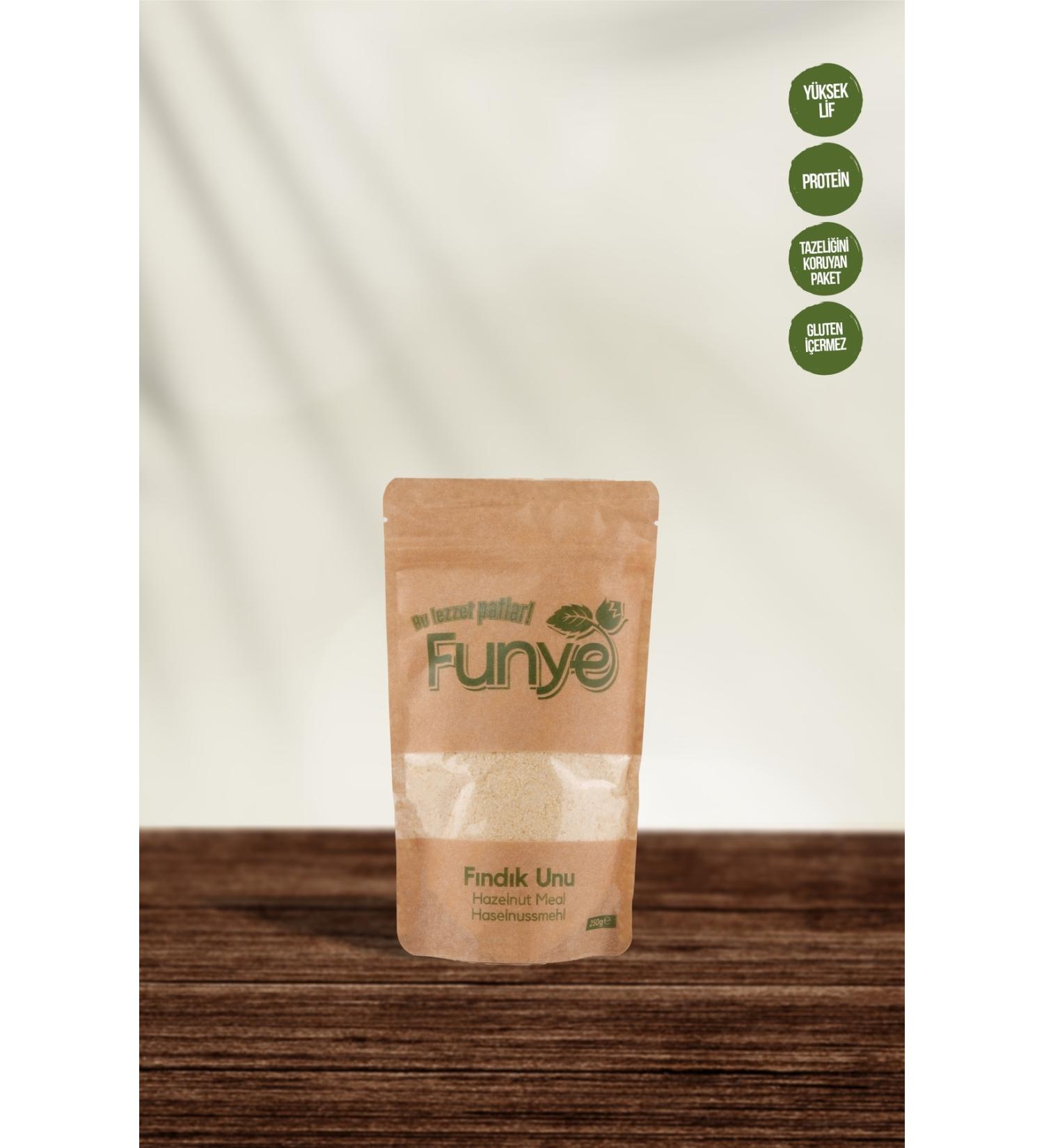 FUNYE Hazelnut Flour - Kraft (100 Gr) x 5 Pieces