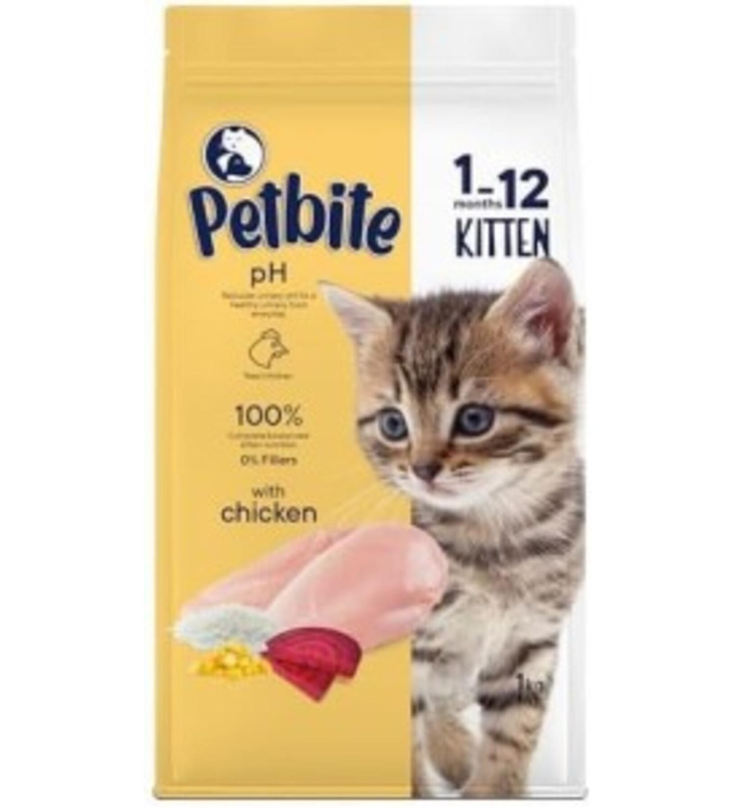 Furlo Petbite Chicken Meat Dry Cat Food for Kittens (1 Kg Chicken) - Buy Online on GoSupps.com