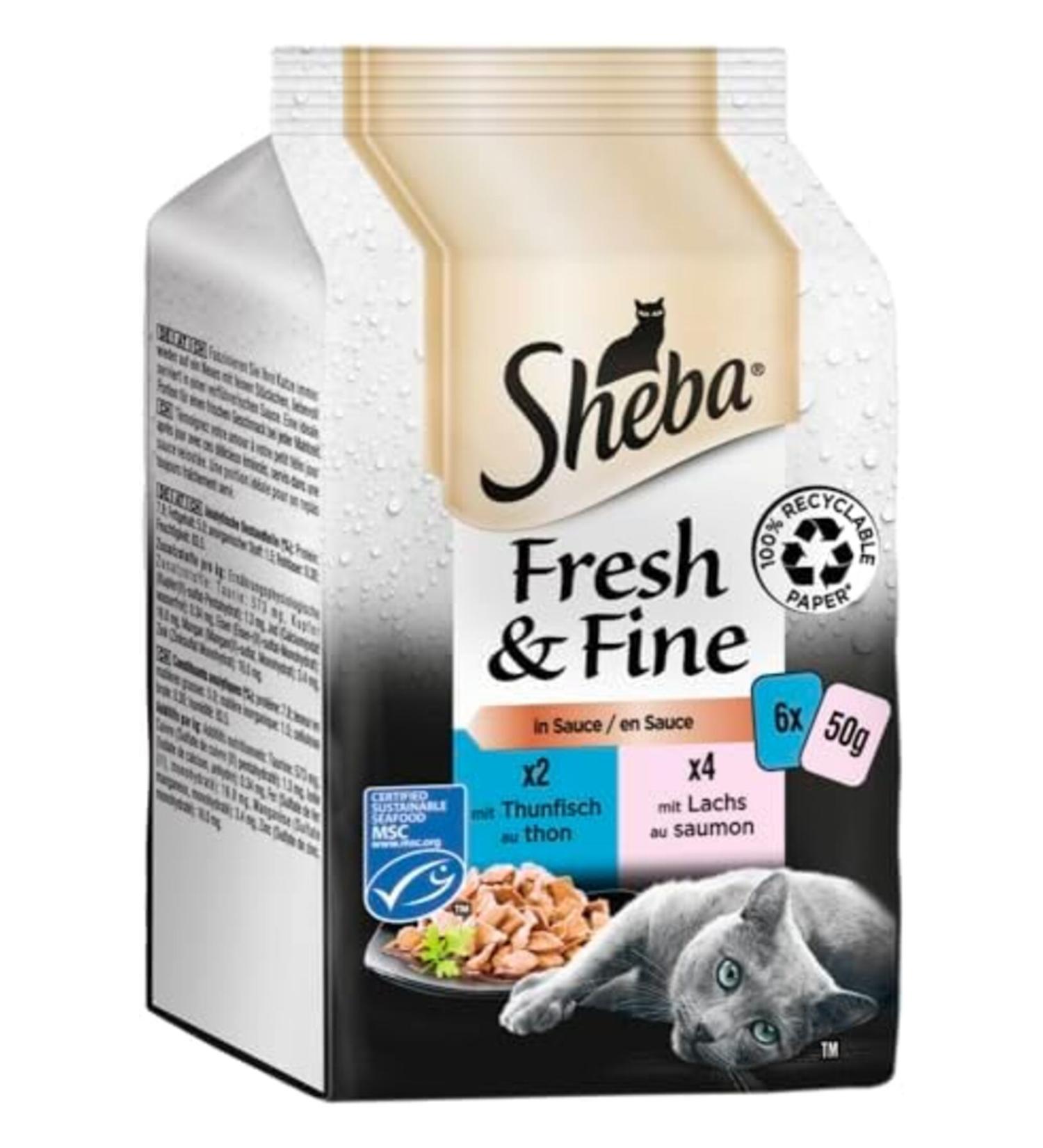 Furlo Sheba Fish Options Cat Canned Food 6x50 gr