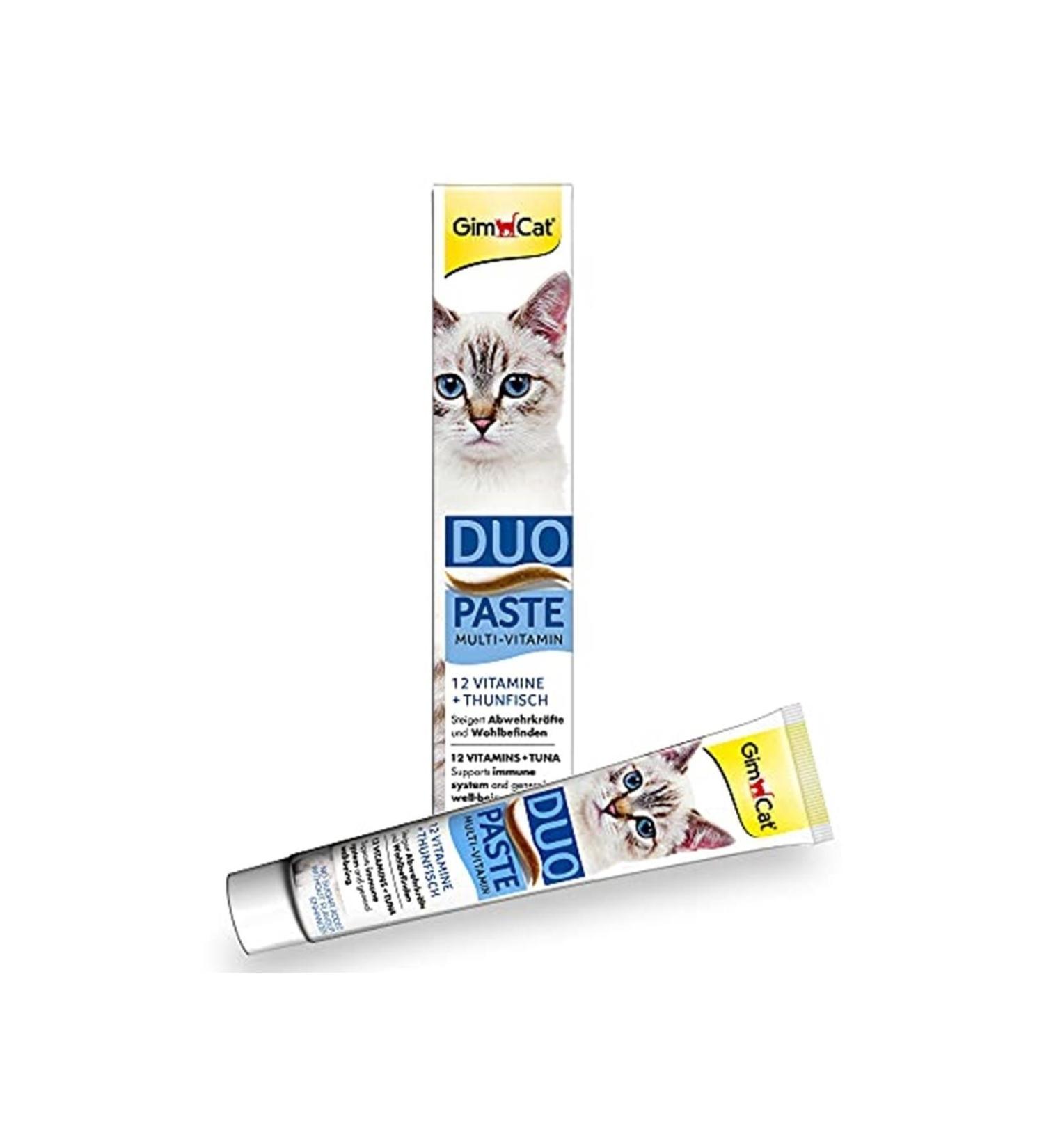 Gimcat Multi-vitamin Duo Paste Tuna + 12 Vitamins 50 Gr