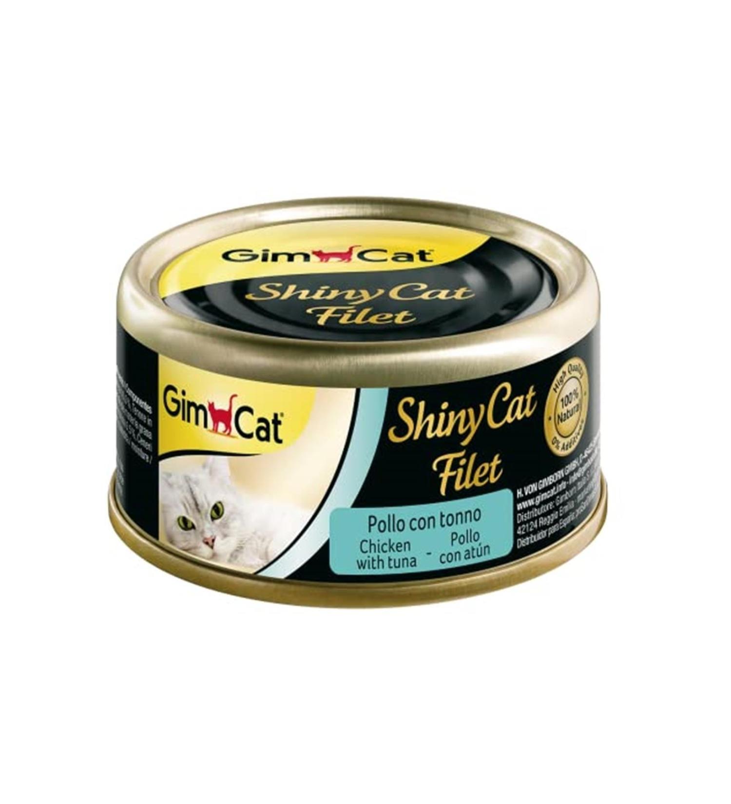 Gimcat Shinycat Chicken Cat Herb Canned Cat Food 70 gr X 24 Pieces