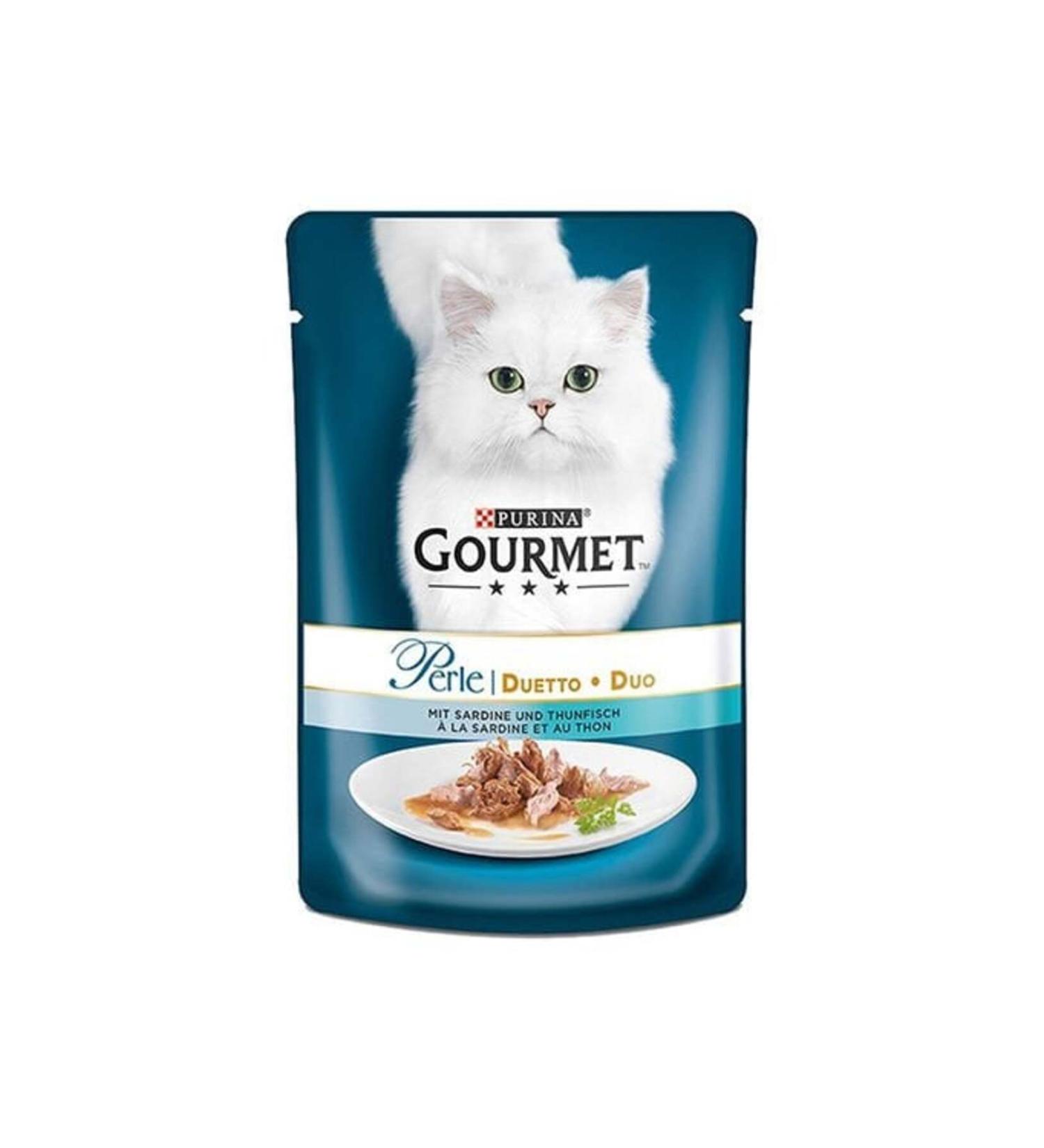 Gourmet Perle Grilled Tuna Adult Cat Canned Food 12 Pieces 85 gr - Petshopundan