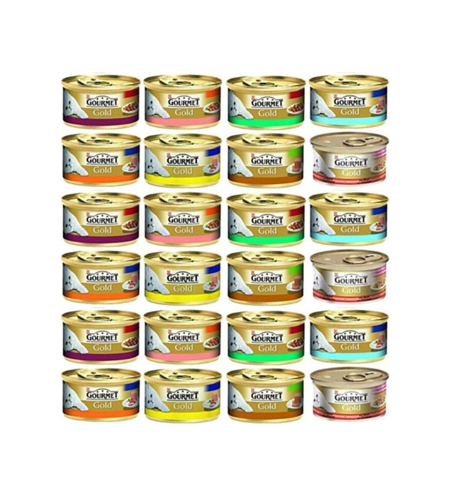 Gourmet Proplan Mixed Cat Canned Food 85 Gr X 24 Pieces Gourmet-mixedx24