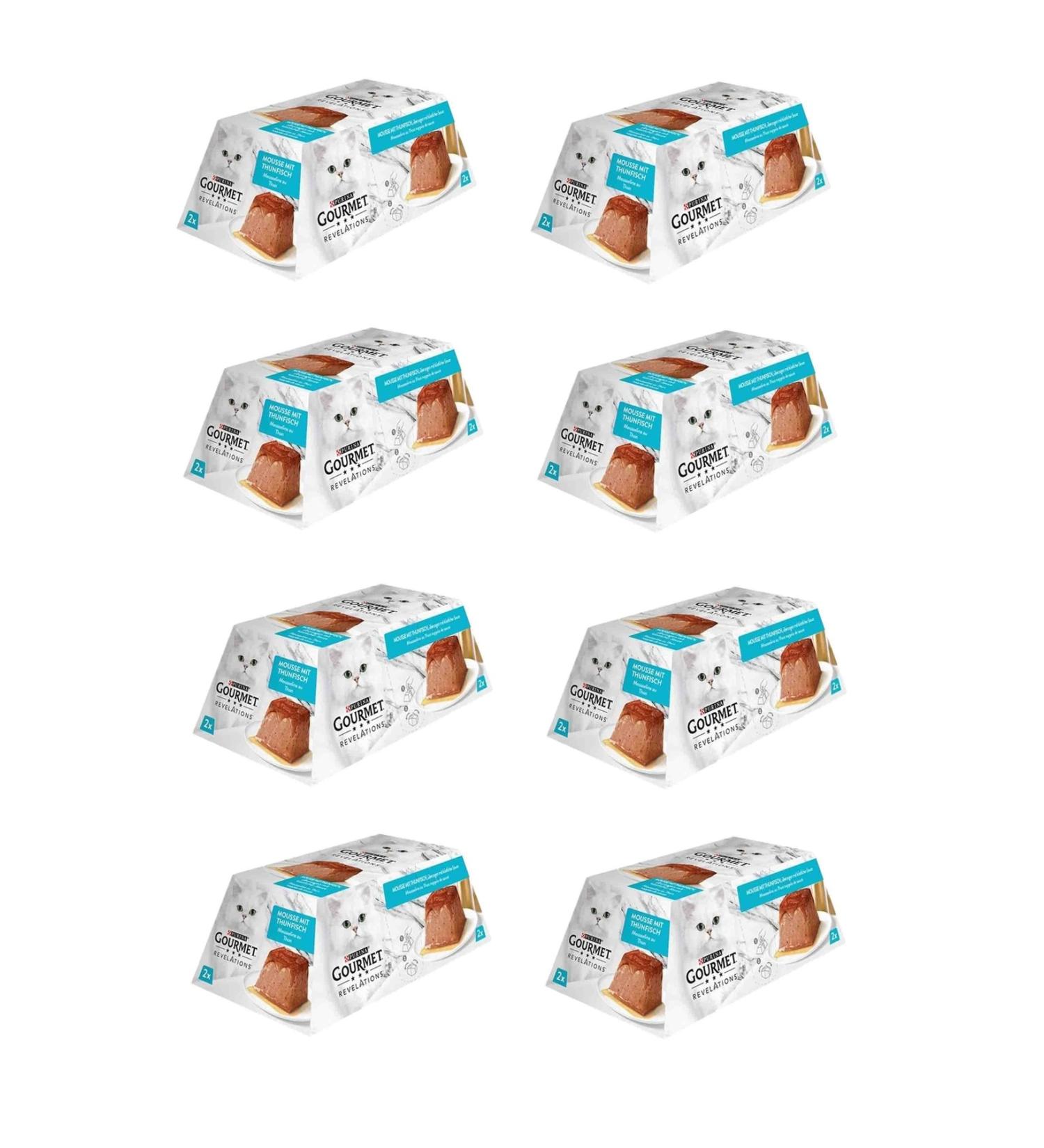 Gourmet Revelations Canned Tuna Cat Food 2 X 57 Gr. 8 Piece Package