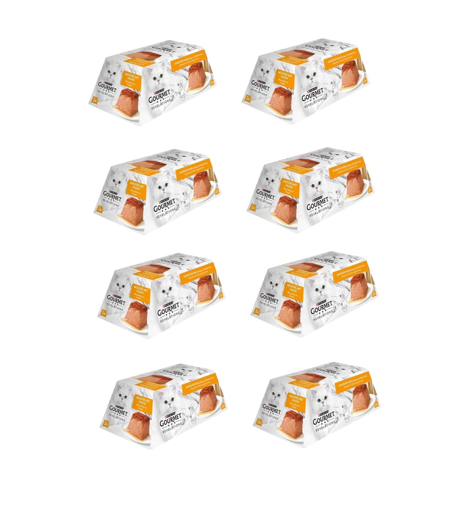 Gourmet Revelations Mousse Chicken Cat Canned Food 2 X 57 Gr. 8 Piece Package