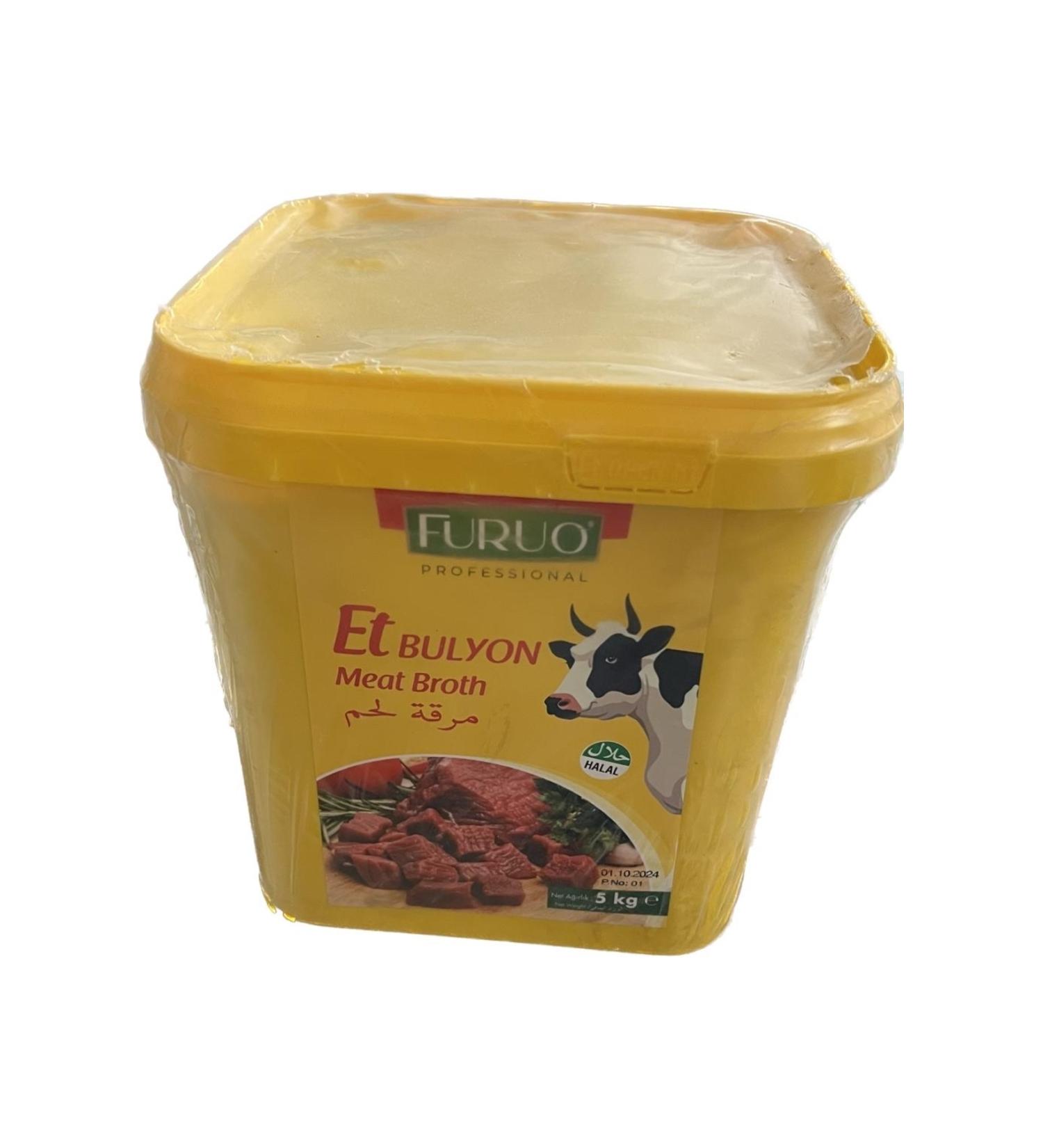 Hac o lu Spice Hatay Local Meat Stock Meat Bouillon Powder 5 Kg / 5000 gr
