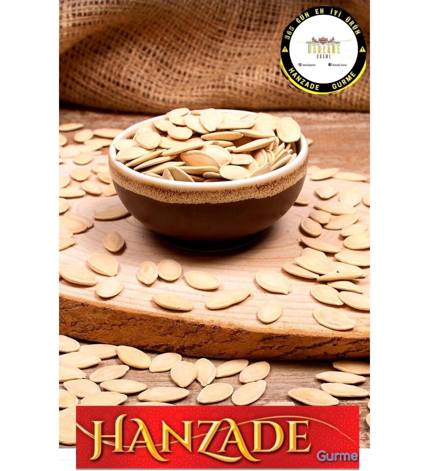 HANZADE GURME Lightly Salted Roasted Double Large Nev ehir Pumpkin Seeds 1 Kg