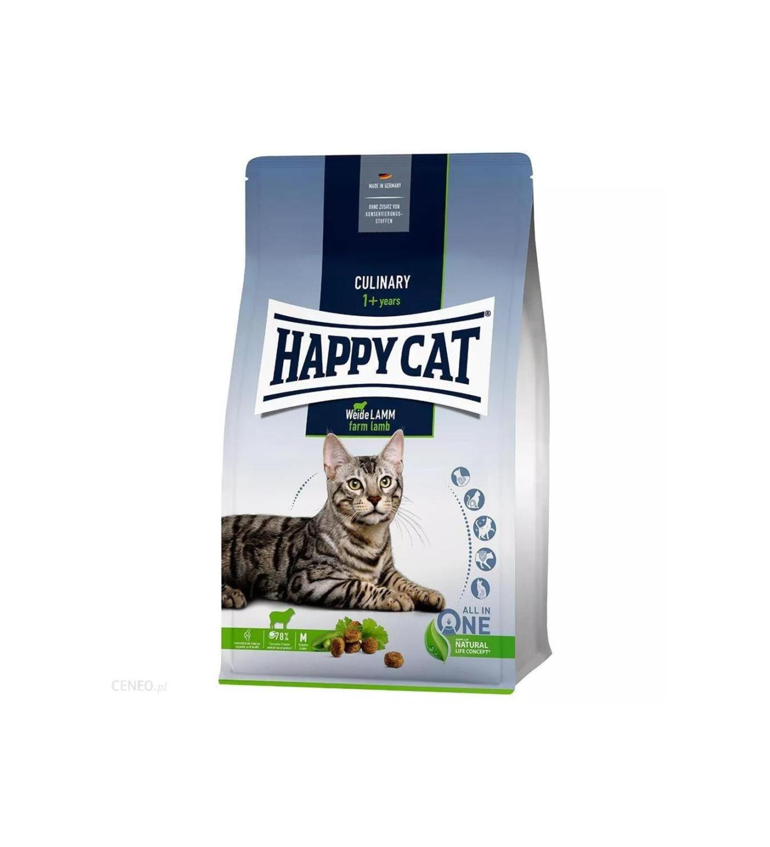 Happy Cat Culinary Weide Lamm Lamb Adult Cat Dry Food 10 Kg