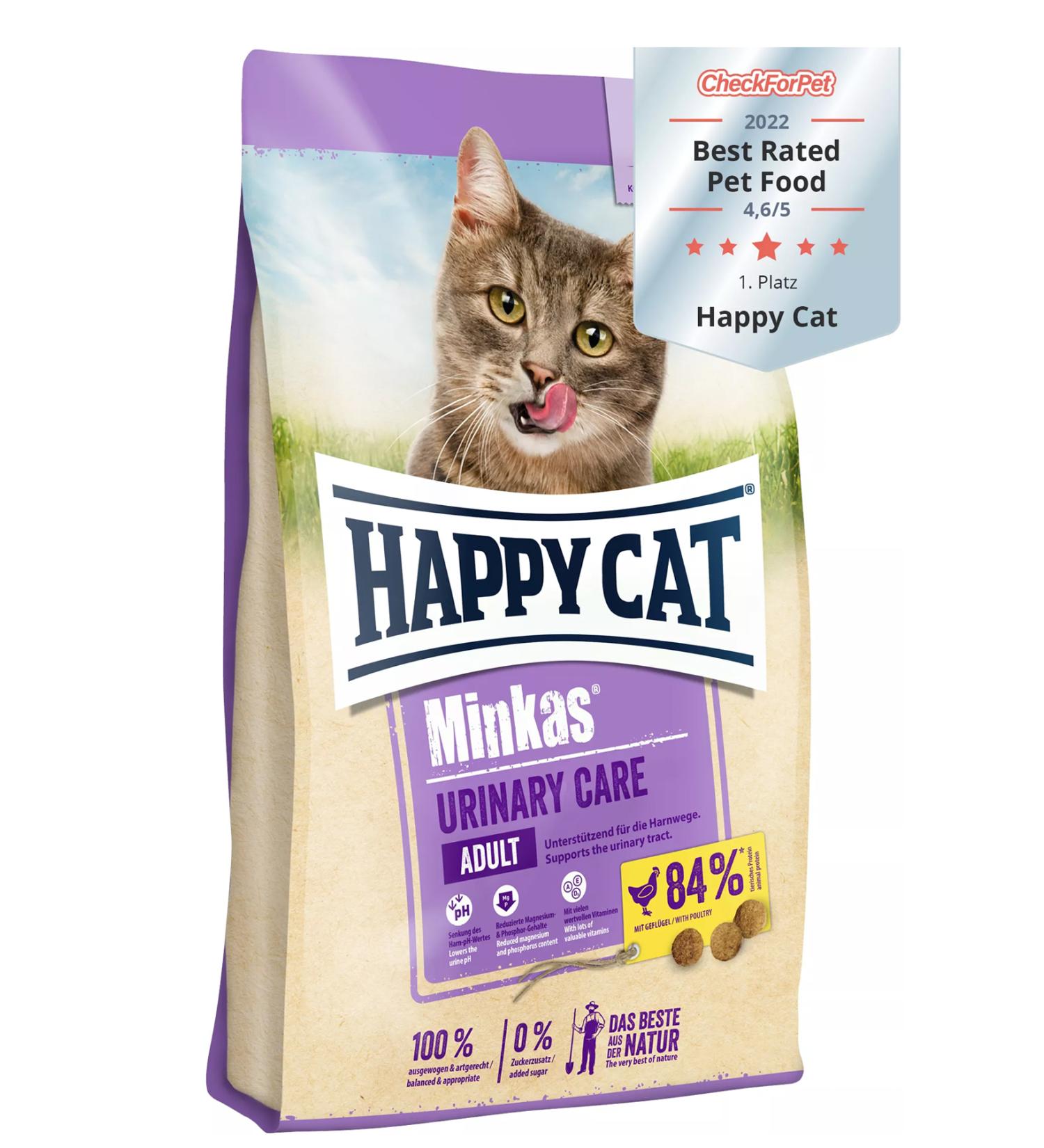 Happy Cat Minkas Urinary Chicken Cat Food 500 Gr - Buy Online on GoSupps.com