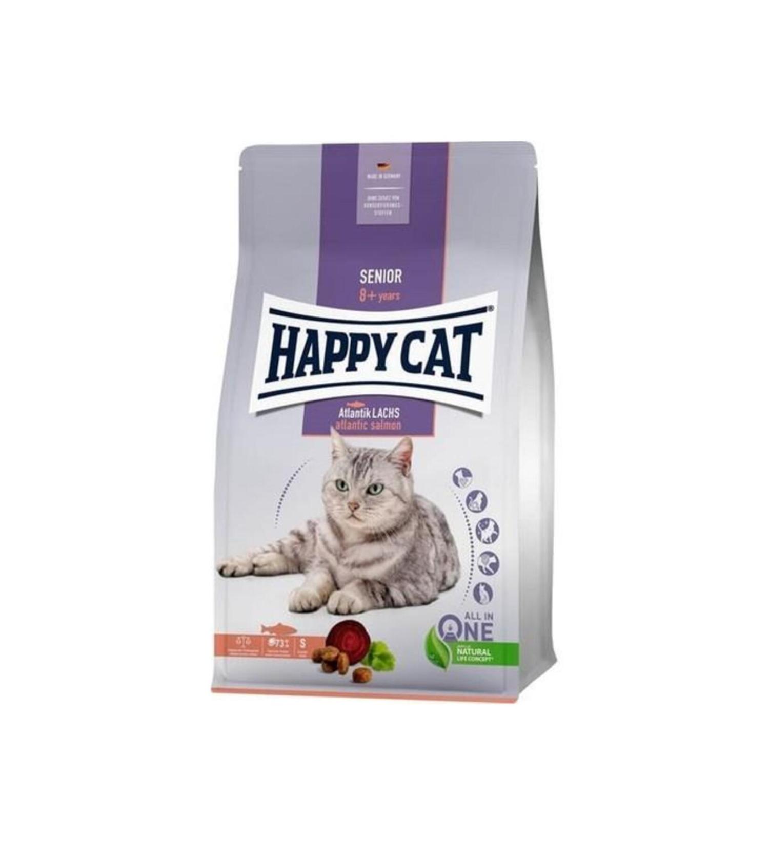 Happy Cat Senior Atlantic Lach Salmon Old Cat Food 4 Kg
