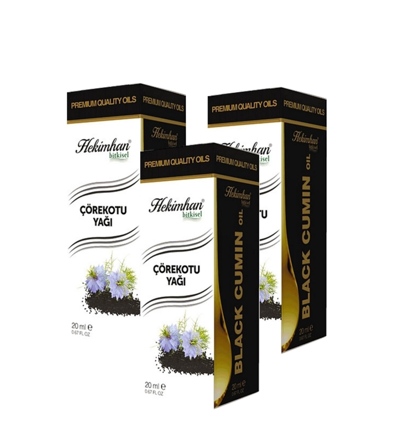 hekimhan herbal black cumin oil 20 ml 3 pieces