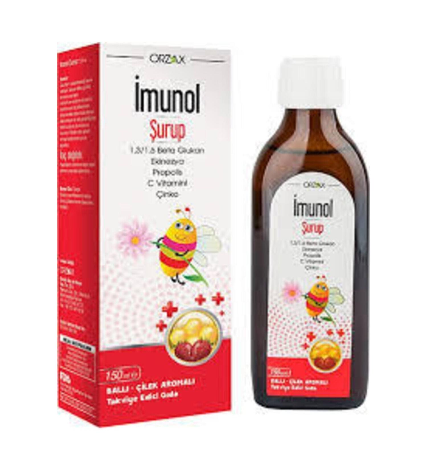 IMUNOL Imunol Syrup 150ml Ocean Fish Oil Syrup Orange Flavored 150ml